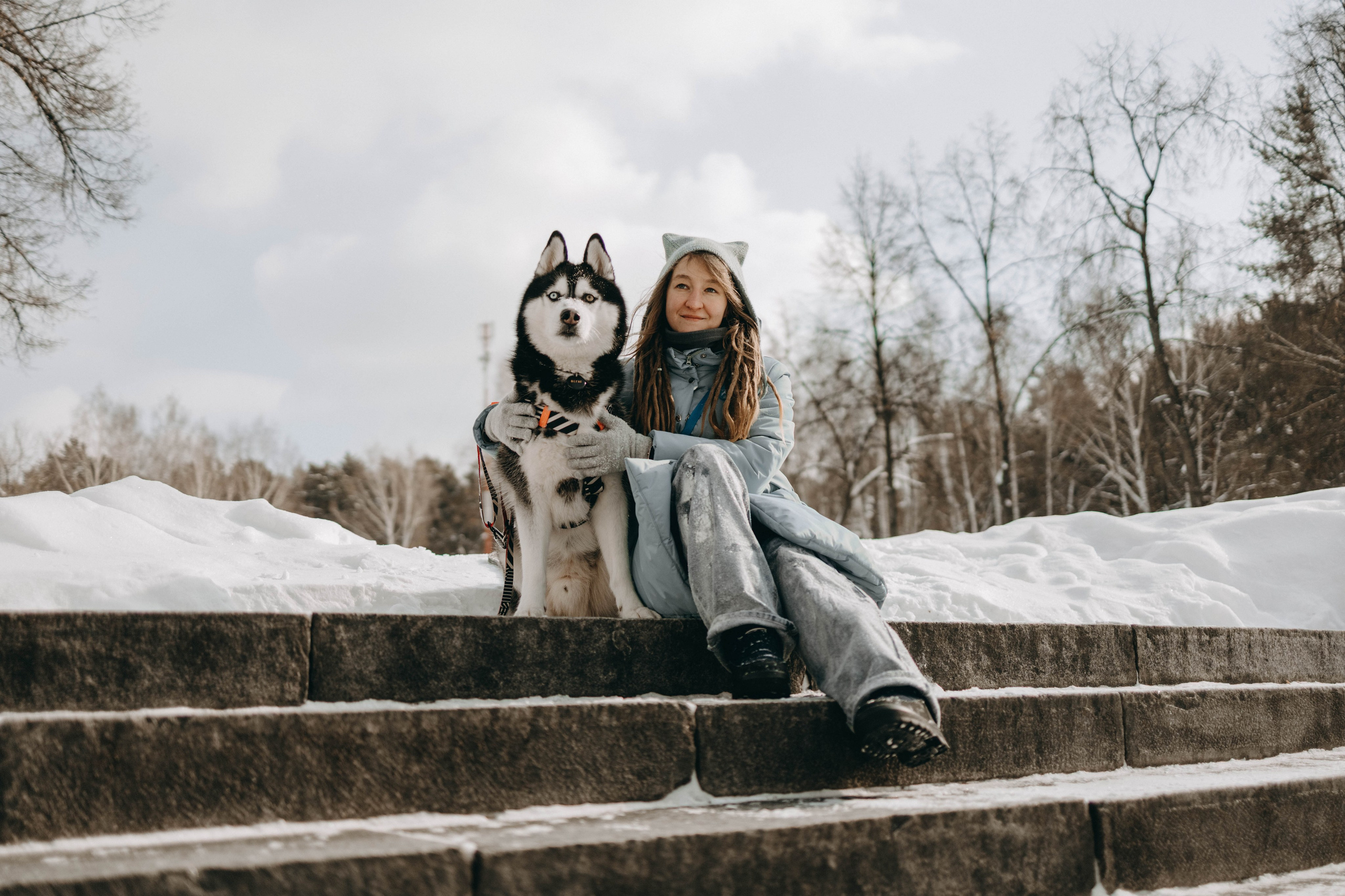Анна и Вегас. Фотограф-анималист в Екатеринбурге | Кристина