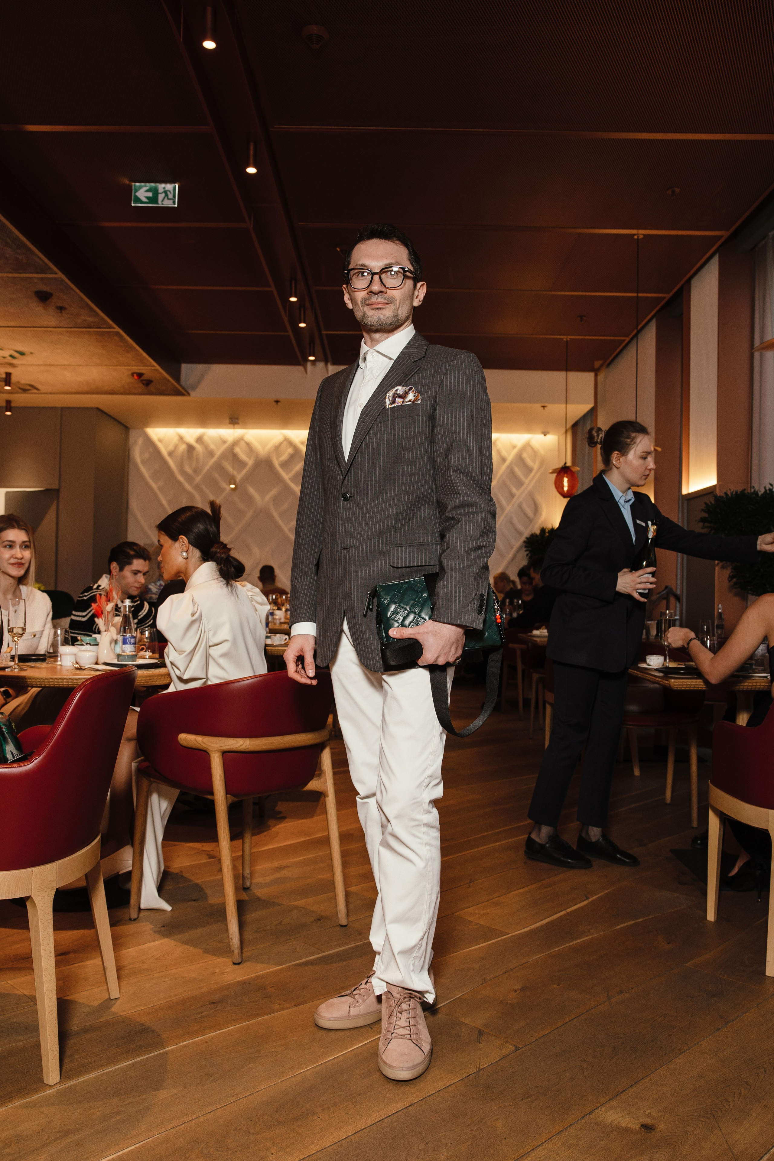 Презентация Russian Fashion Dom в ресторане Shagal. Контент фотограф в Москве и области Елена Кулакова