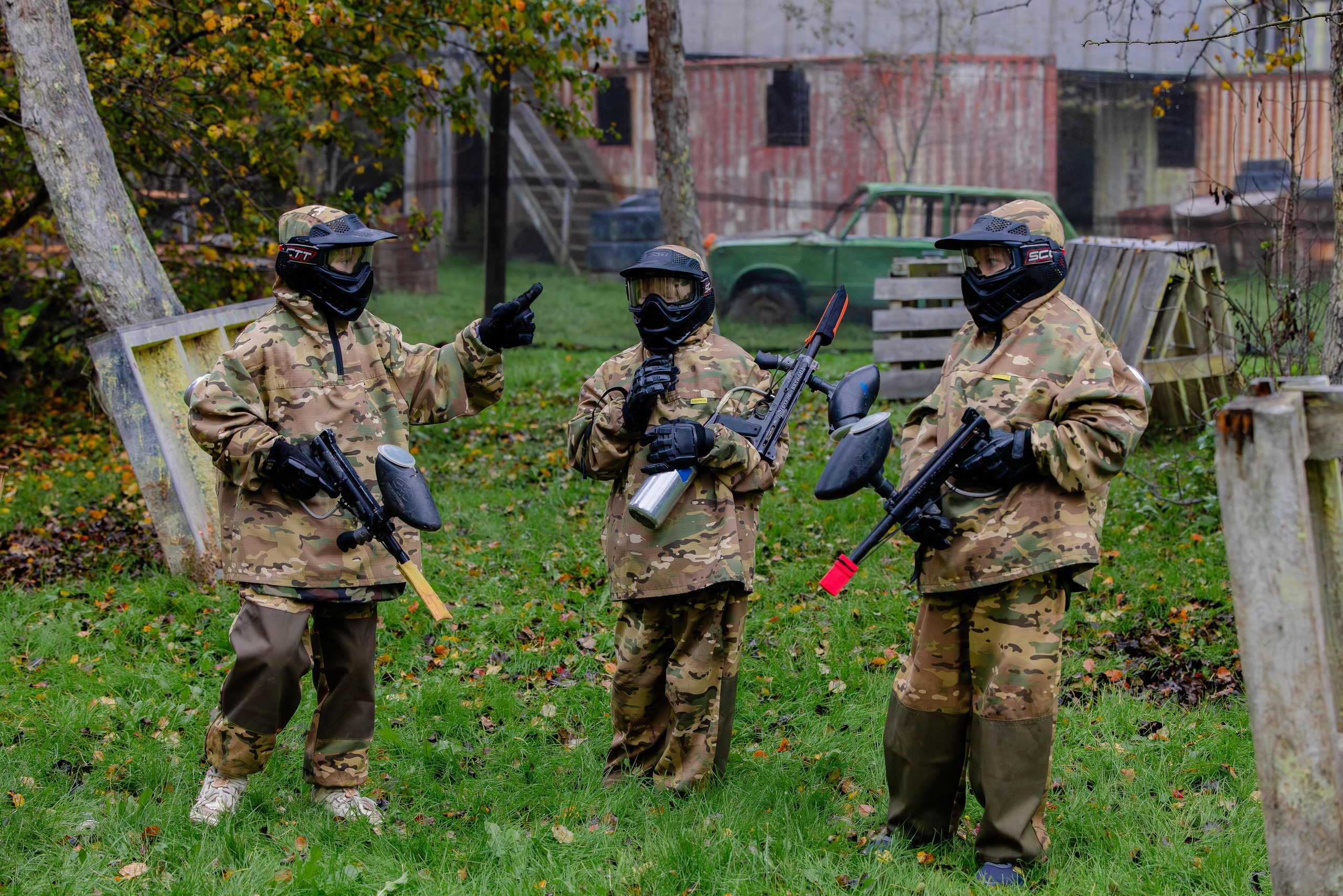 День рождения в пейнтбольном клубе Зарница. Фотограф и режиссер Московко Екатерина