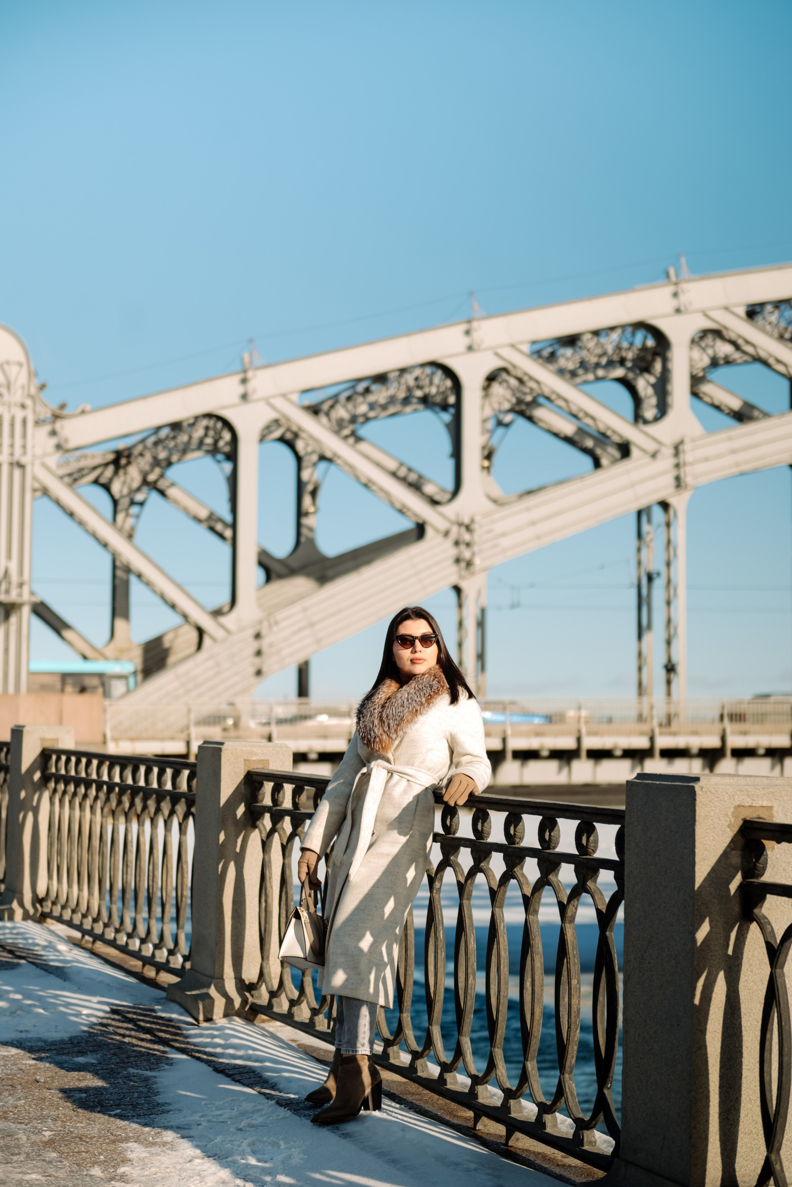 Большеохтинский мост. Свадебный и сеейный фотограф в Санкт-Петербурге Елена Худякова