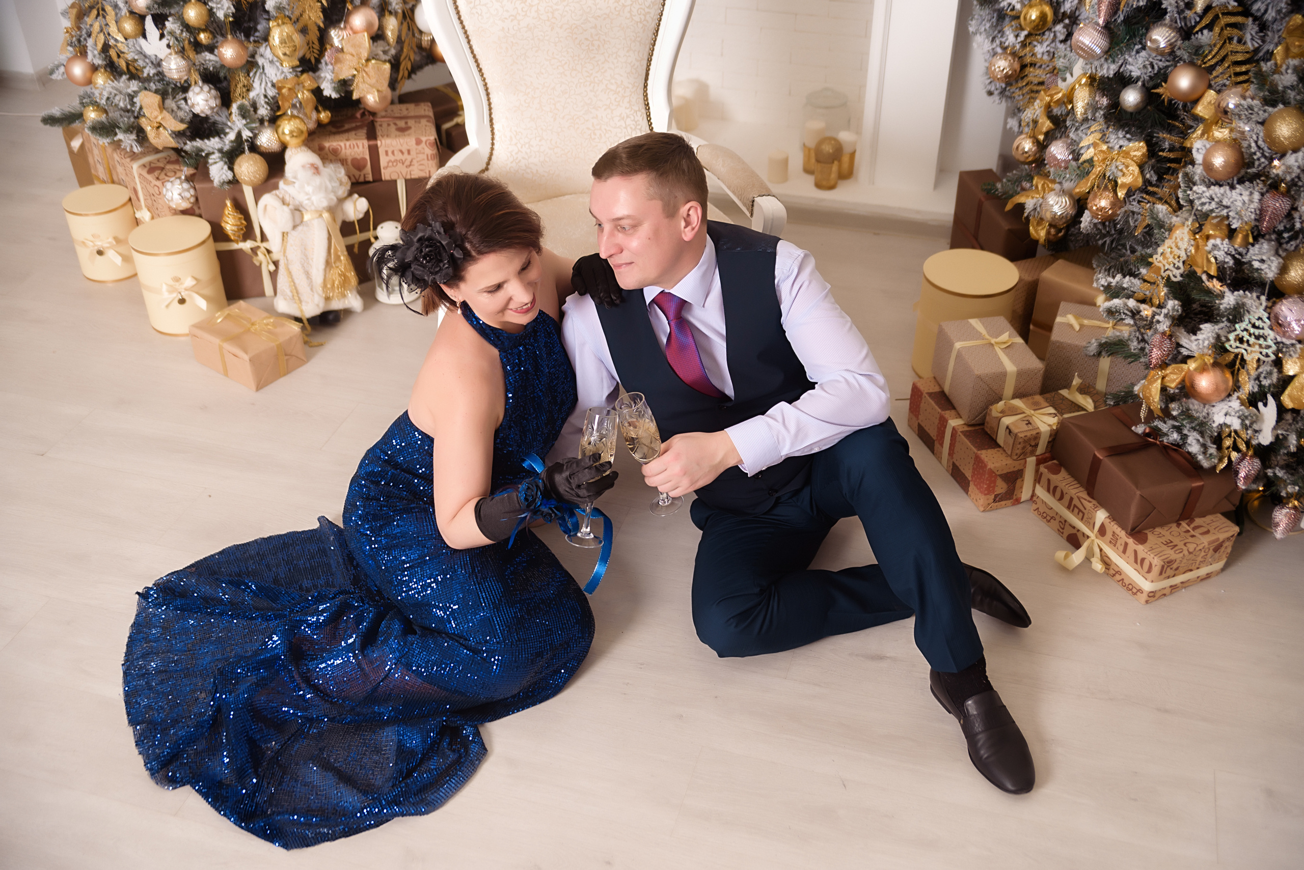 Новогодняя фотосессия, фотосессия зимой. Свадебный и семейный фотограф Москва, Иваново Марина Праулинь (Плаксин