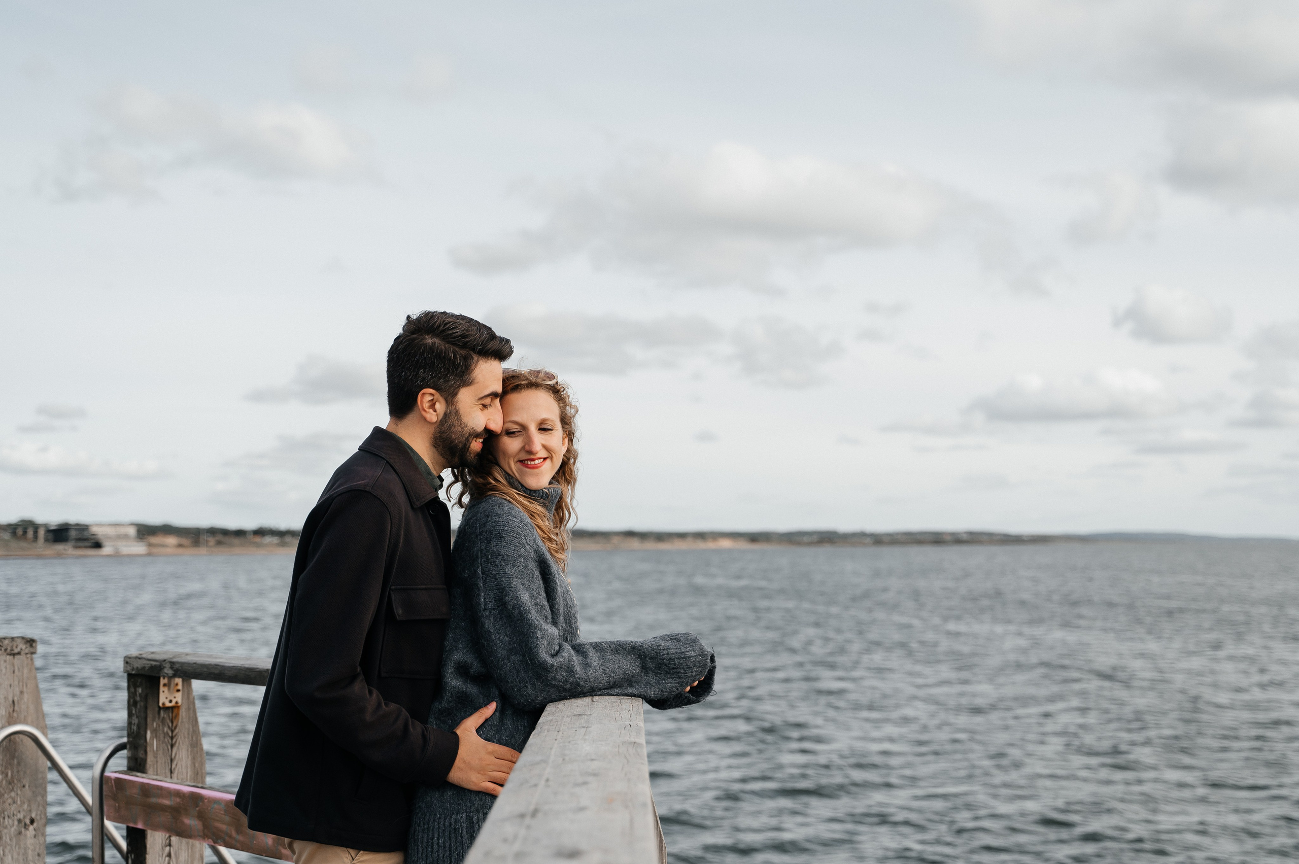 Parfotografering på Skrea strand | Fotograf i Falkenberg. Bröllops- och familjefotograf i Halmstad | Valentina