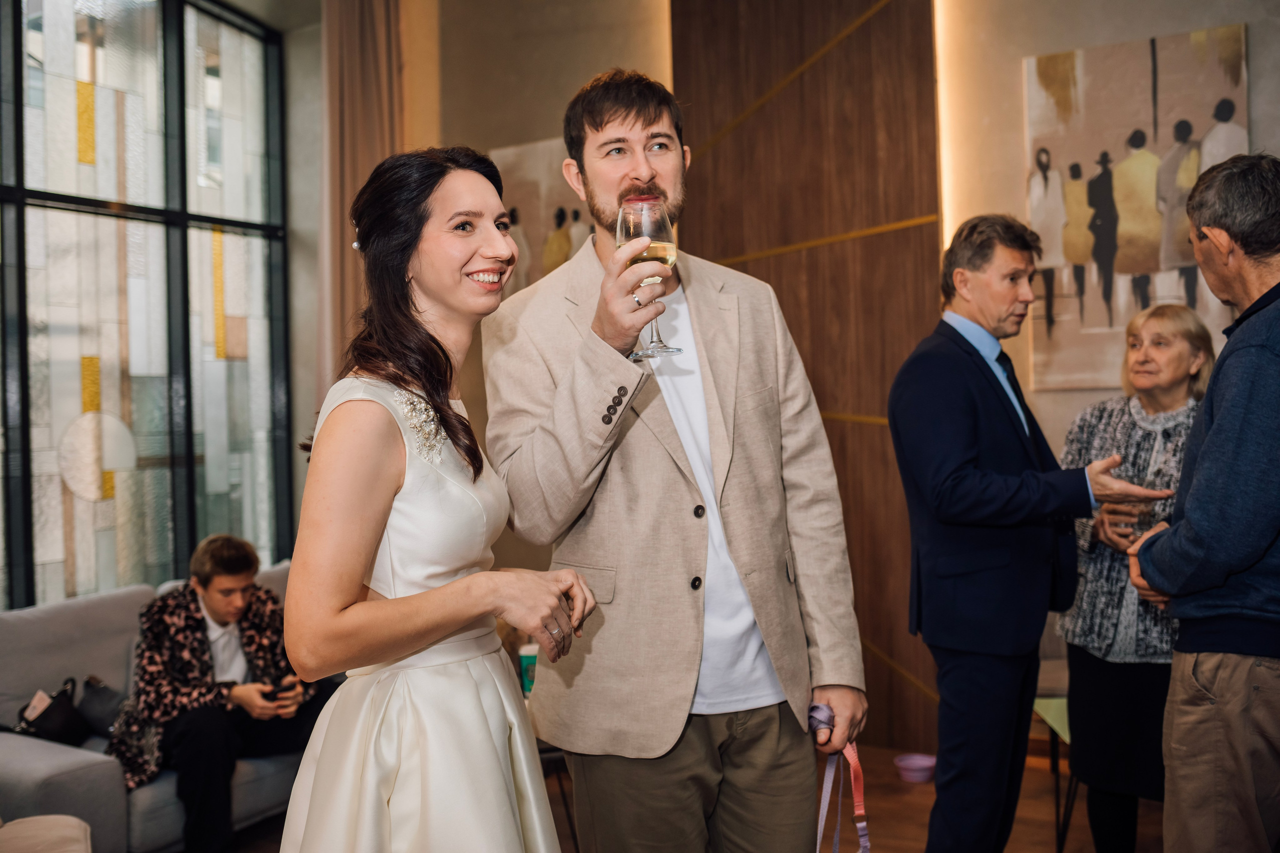 Таня и Миша. Свадьба в лофте. Свадебный и семейный фотограф в Москве Евгения Лисина