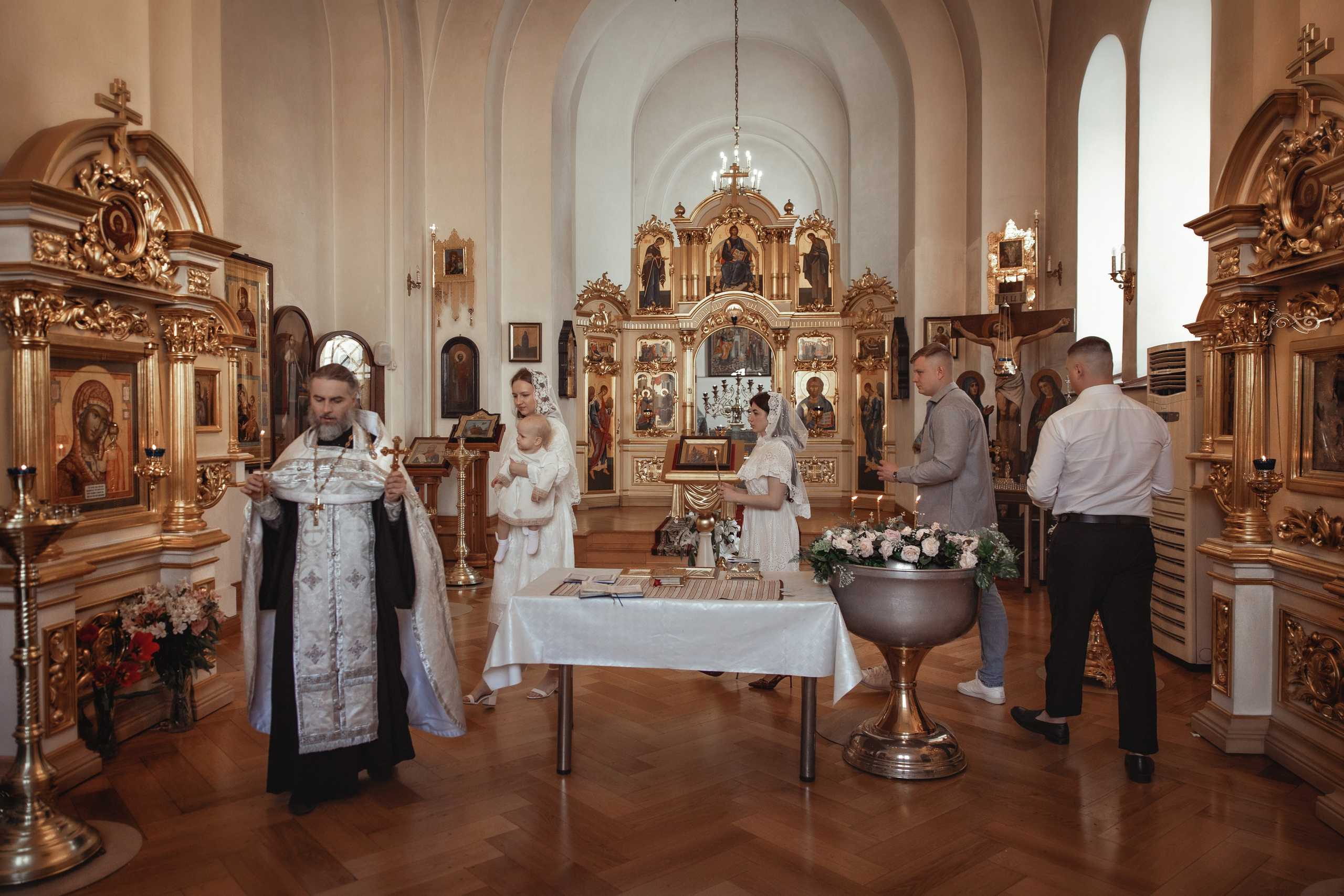 Таинство Крещения Филиппа. Свято-Екатерининский собор г. Краснодар. Фотограф на Крещение и Венчание Краснодарский край — Гранкина Юлия