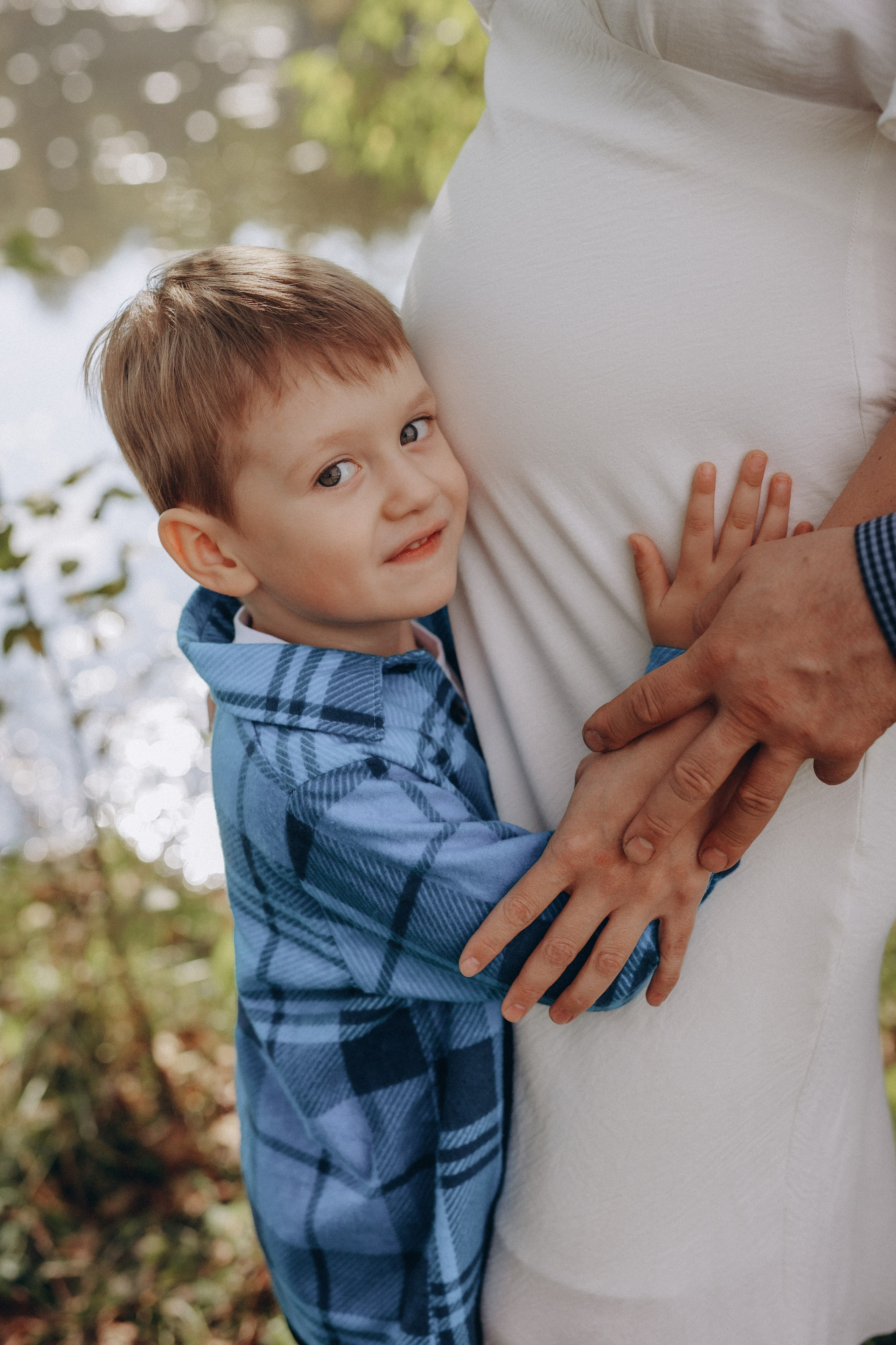 Елена и семья. Фотограф Анастасия Петрова