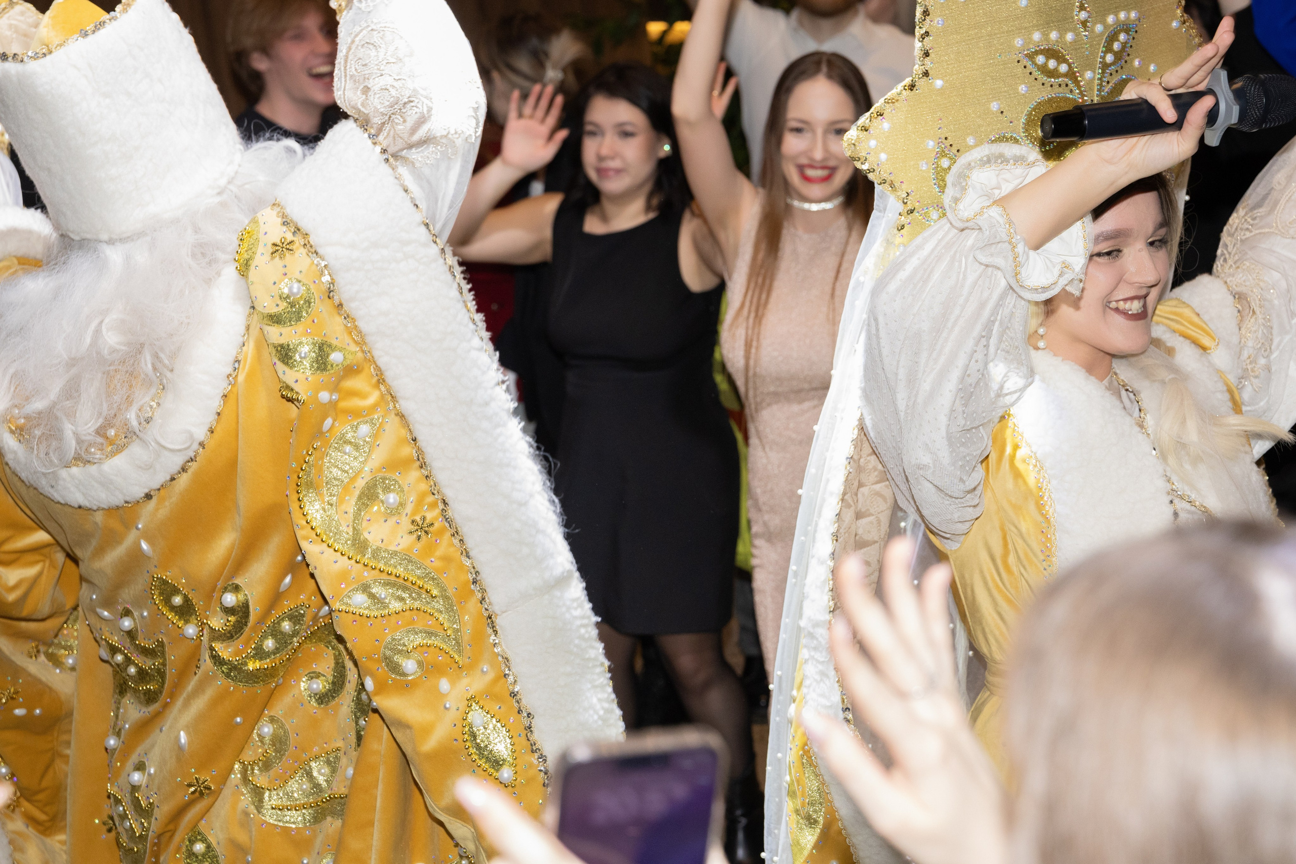 Новогодний корпоратив Альфа-Банк, ресторан Журавли