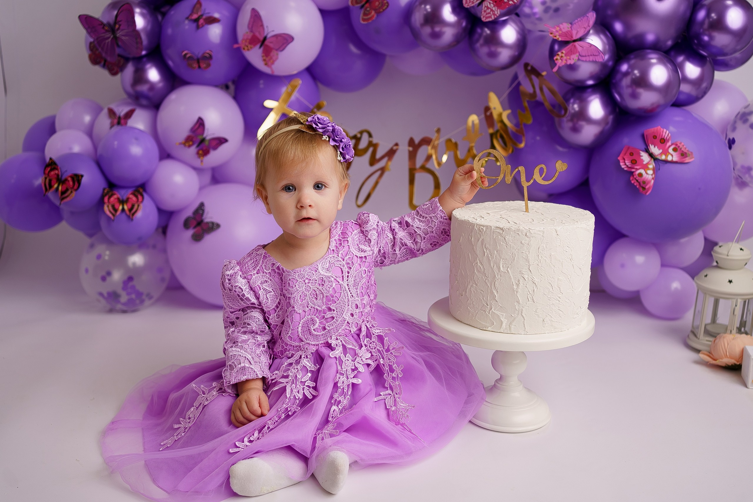 Шары к тарифу «годик эксклюзив». Фотограф новорожденных в г. Павлово Беспалова Екатерина