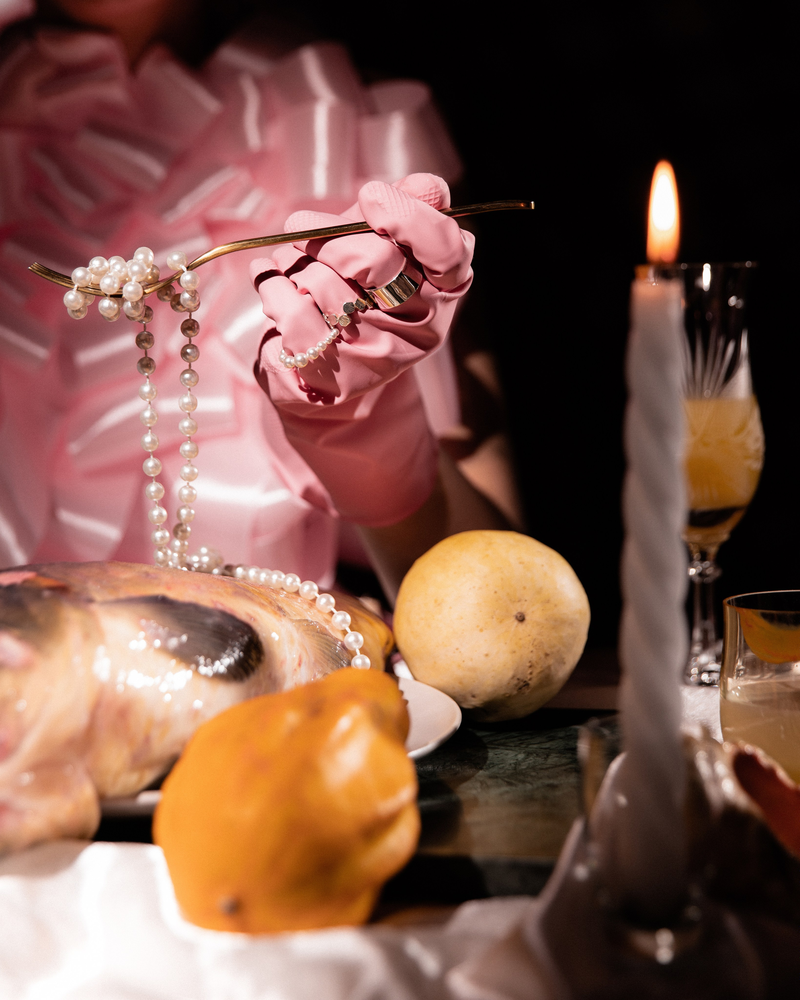 Candy dinner. Photographer. Producer. Retoucher