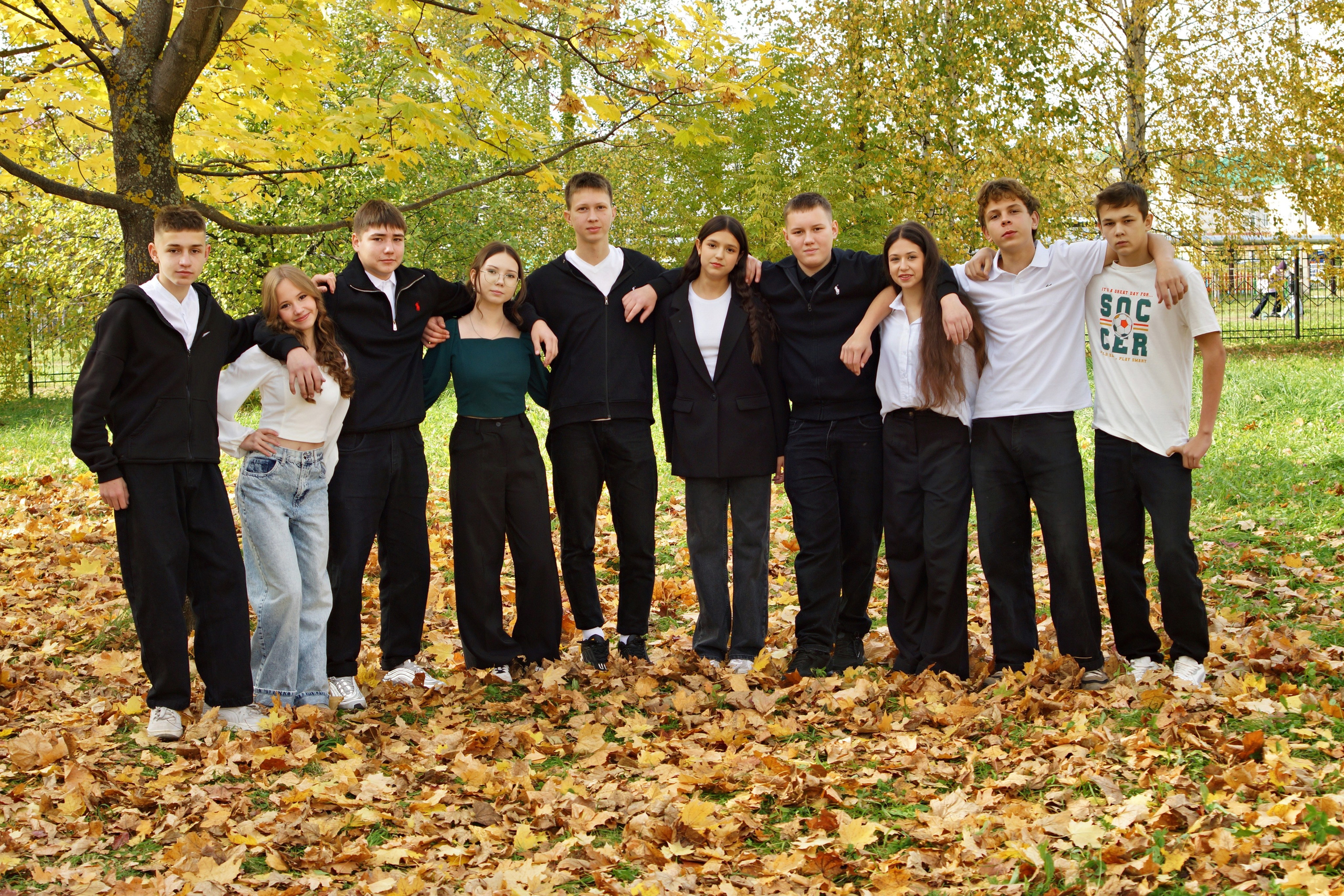 Осенняя фотосессия в школе г. Йошкар-Ола