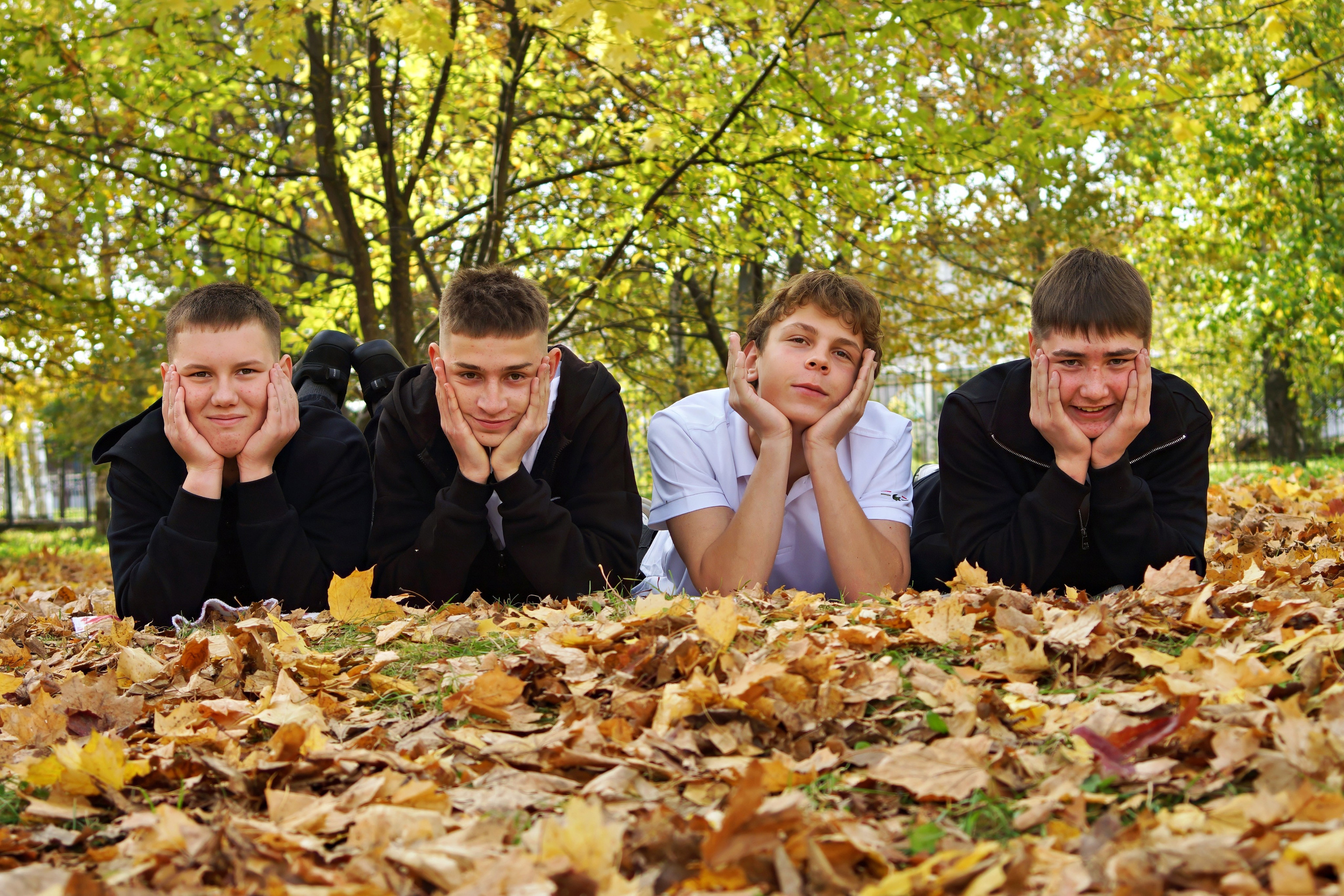 Осенняя фотосессия в школе г. Йошкар-Ола