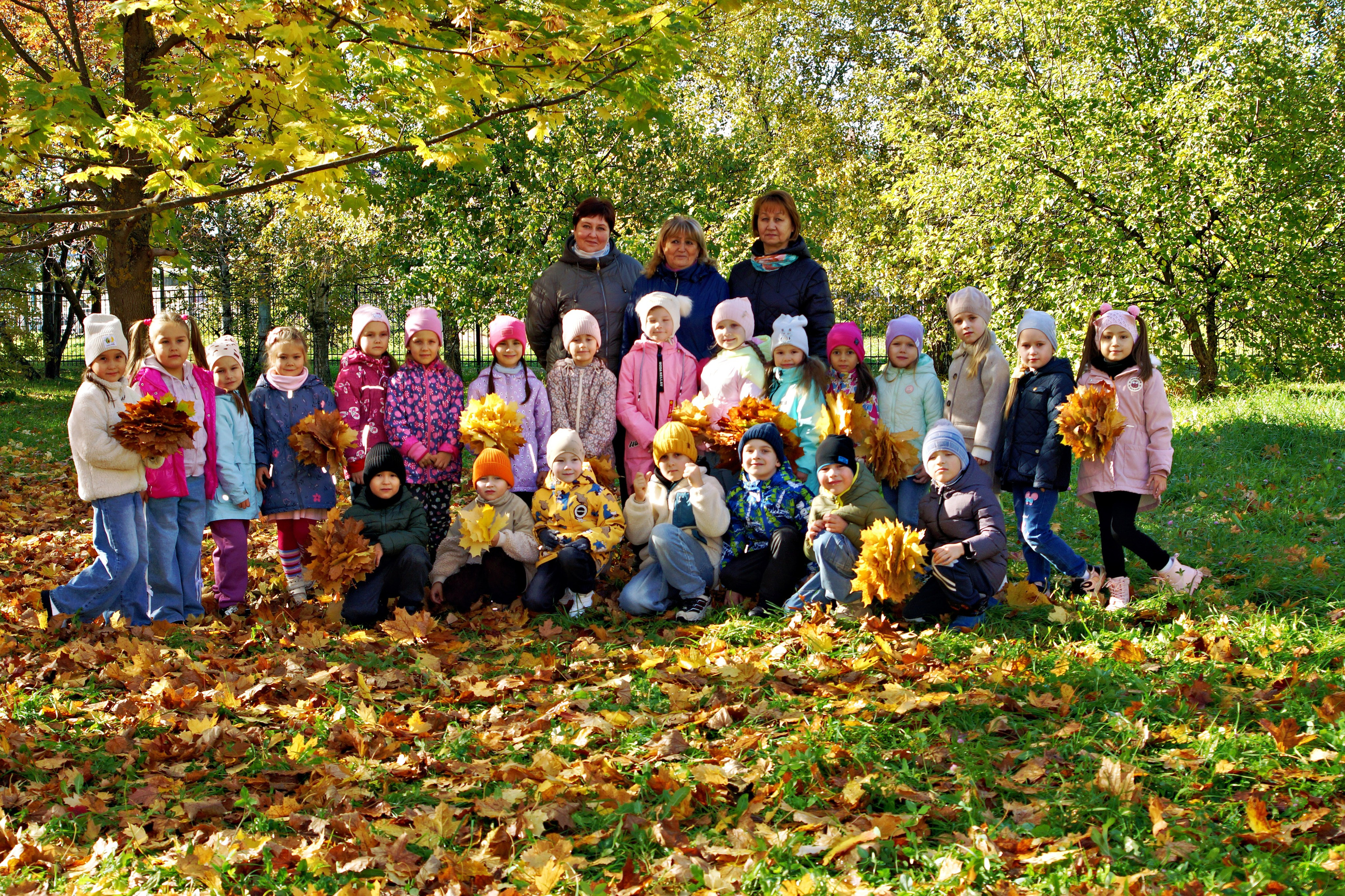 Осенняя фотосессия в детском саду г. Йошкар-Ола