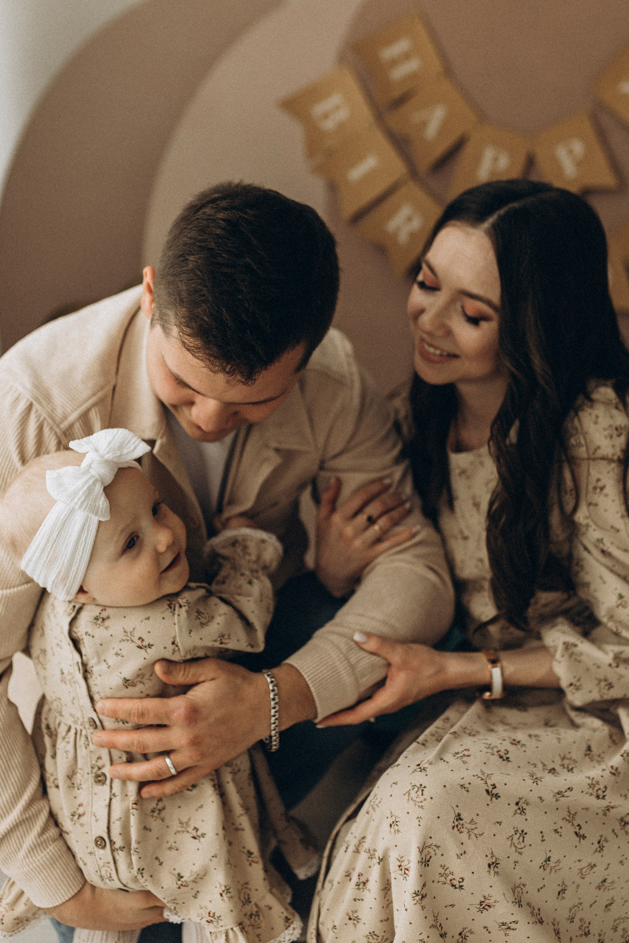 Сьемка годика для Анечки. Семейный и детский фотограф в Рязани Васюгова Мария