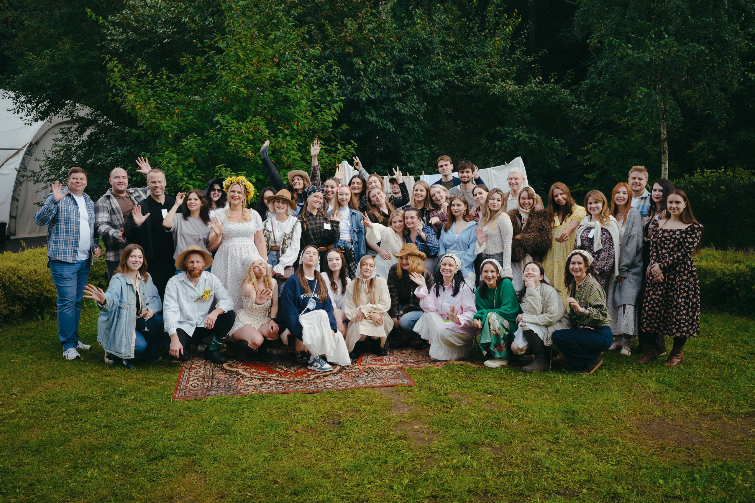 Корпоратив летом под открытым небом. Komonev