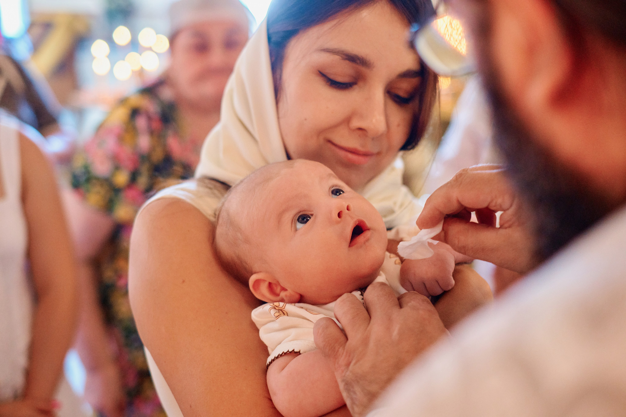 Крестины Григория. Храм святителя Николая Чудотворца. Фотограф Таганрог Анна Трайжон