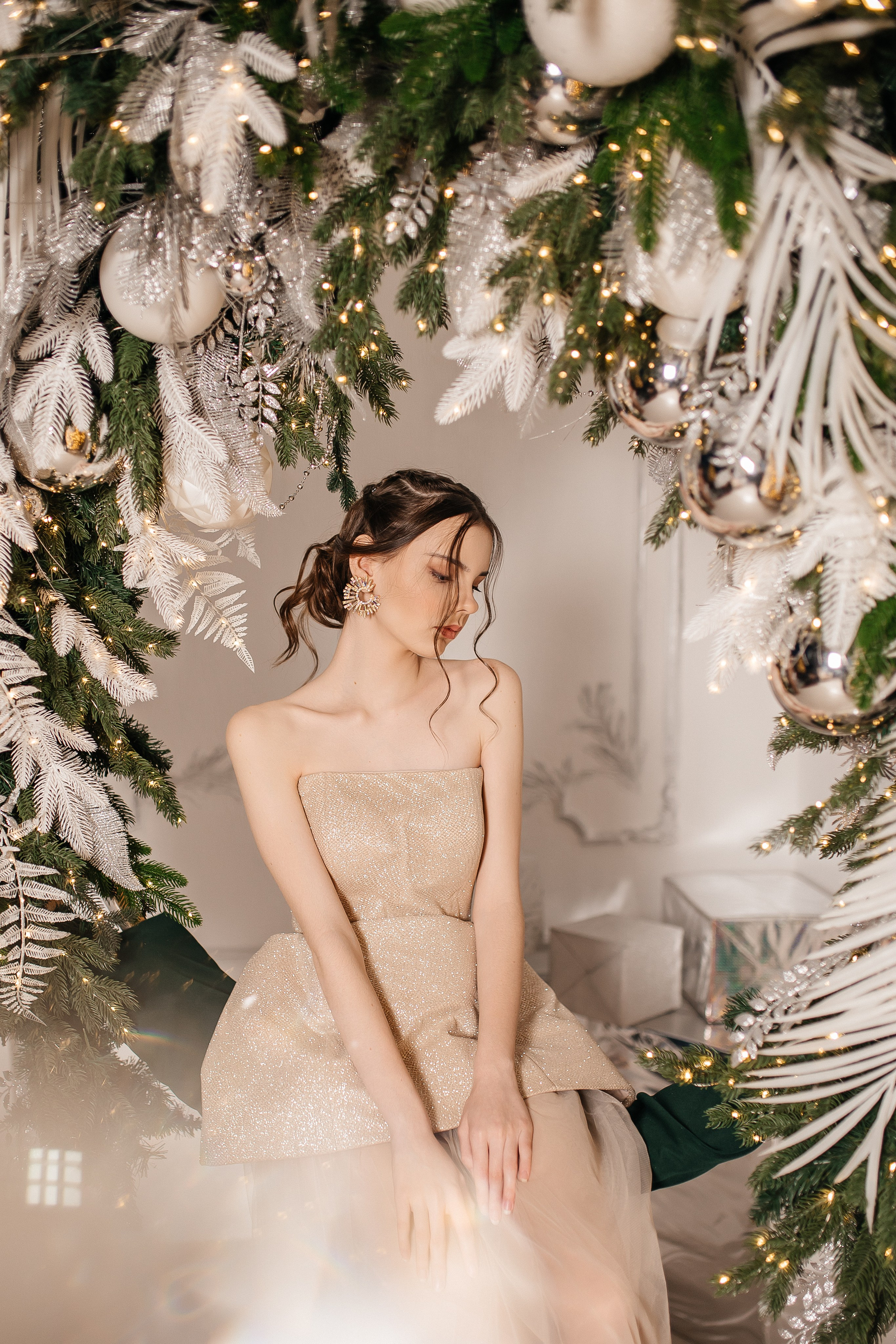 Индивидуальная 2х часовая новогодняя съемка для Анастасии. Портретный фотограф Юлия Красноперова в Барнауле/Заринске