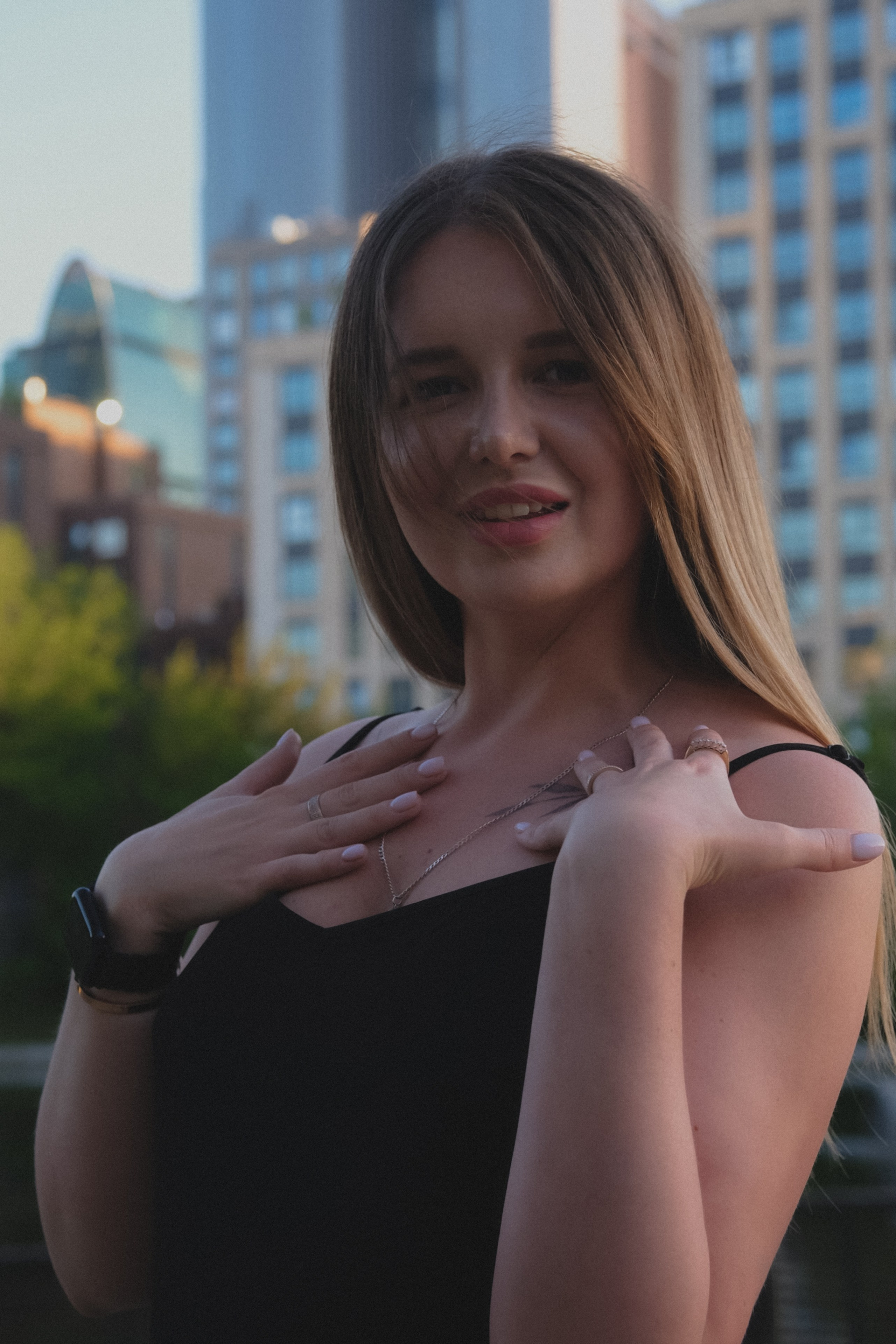 На фоне Сити. Фотограф и контентмейкер Света Лето | Москва, МО