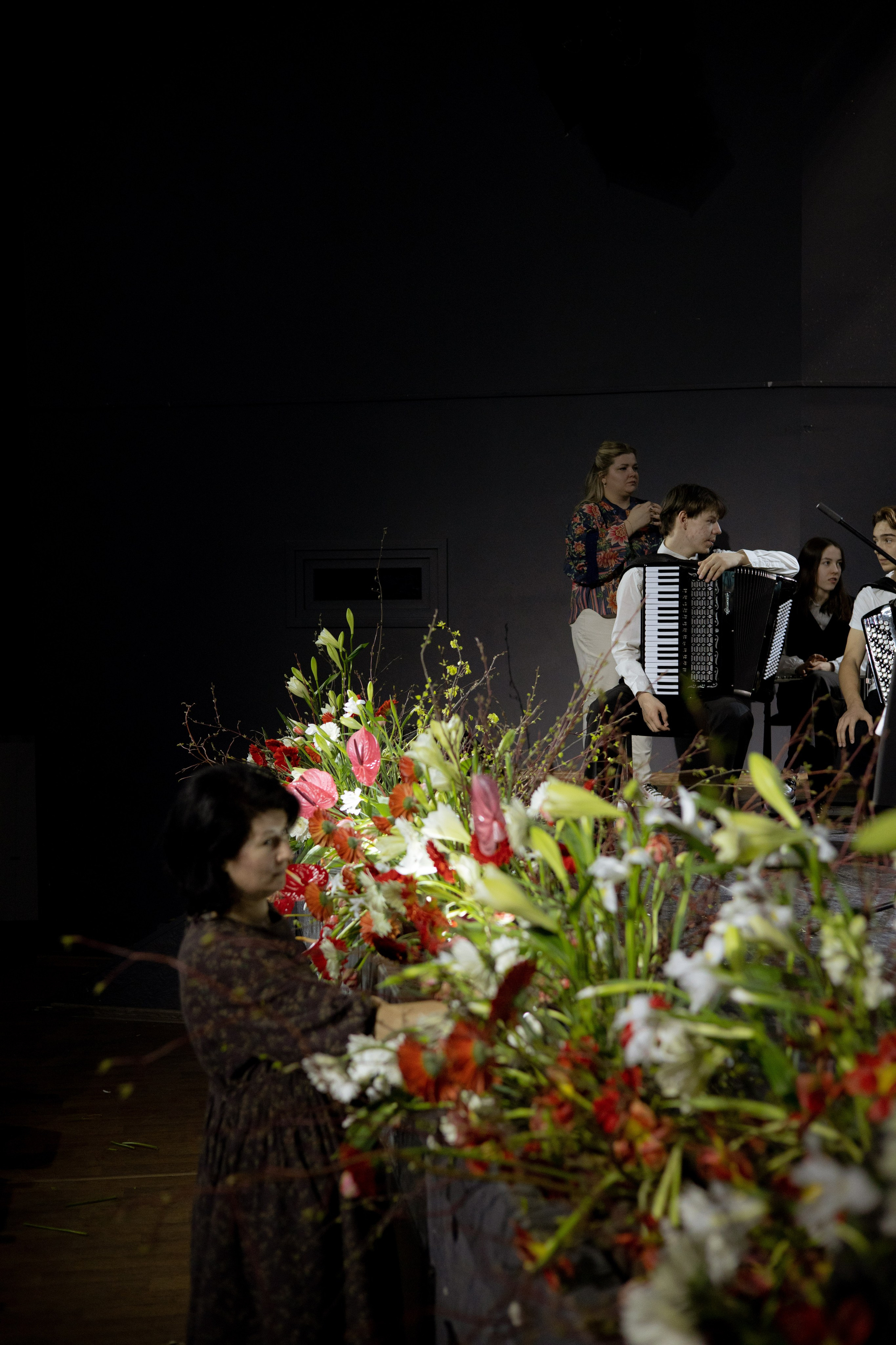 Оформление Отчетного концерта Музыкальной школы Глазунова. Оформление свадеб, декор свадеб Вера Маркова, Москва