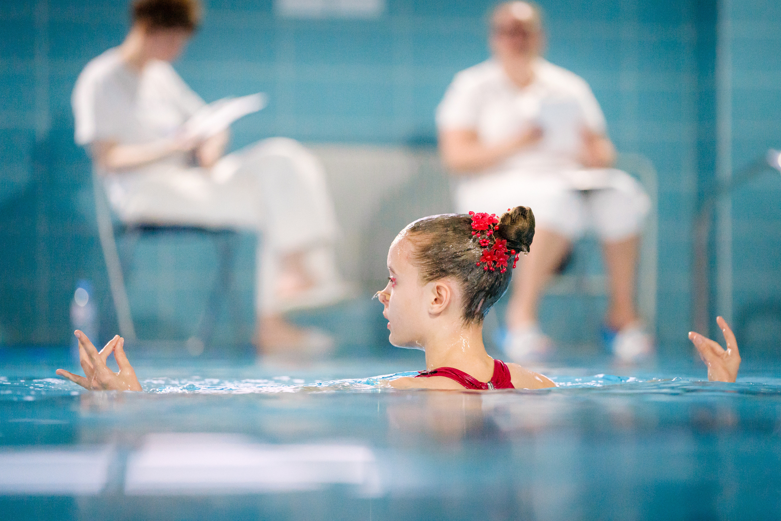 Фотосъемка турнира по синхронному плаванию Pool School. Спортивный и репортажный фотограф Иван Счетчиков