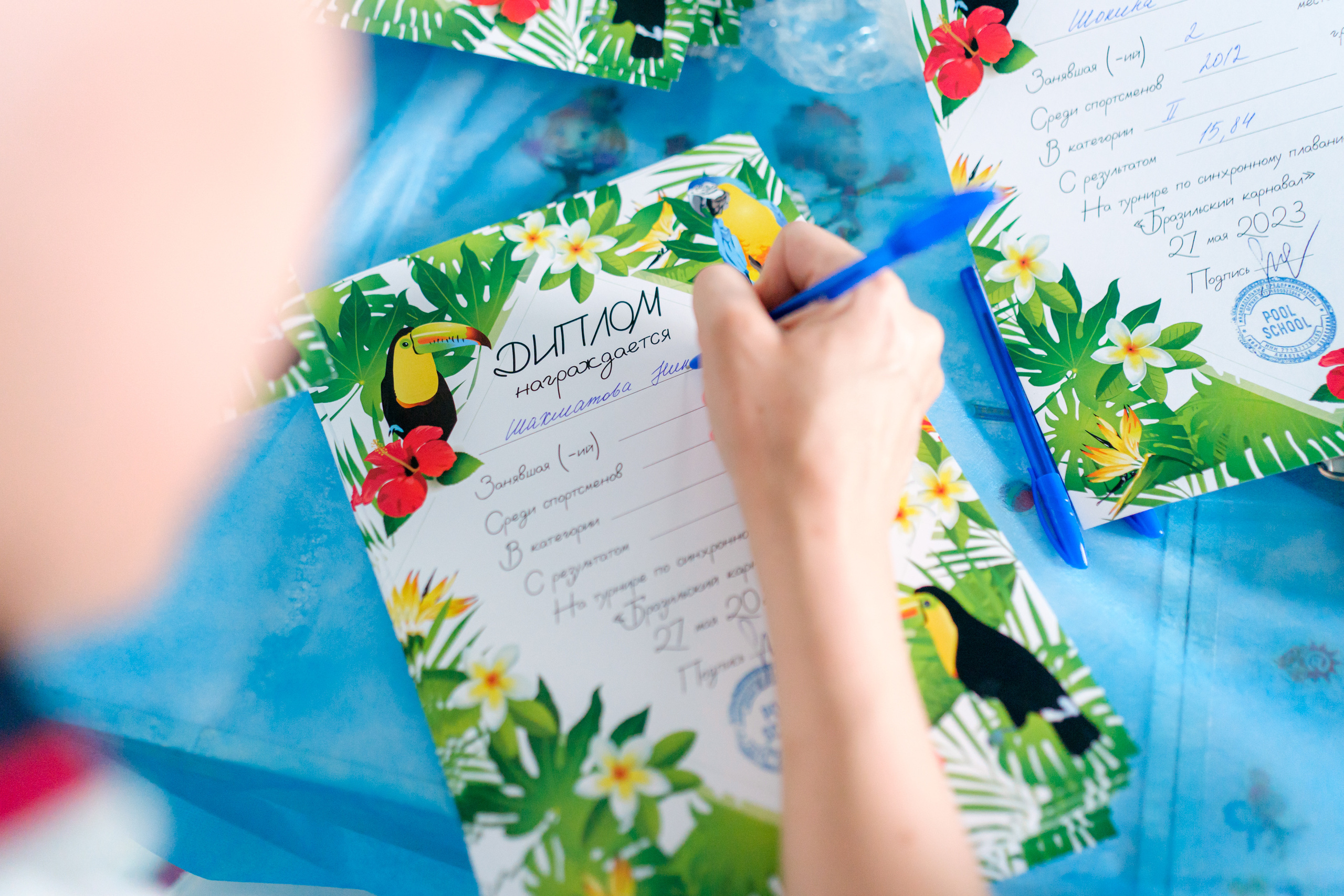 Фотосъемка турнира по синхронному плаванию Pool School. Спортивный и репортажный фотограф Иван Счетчиков