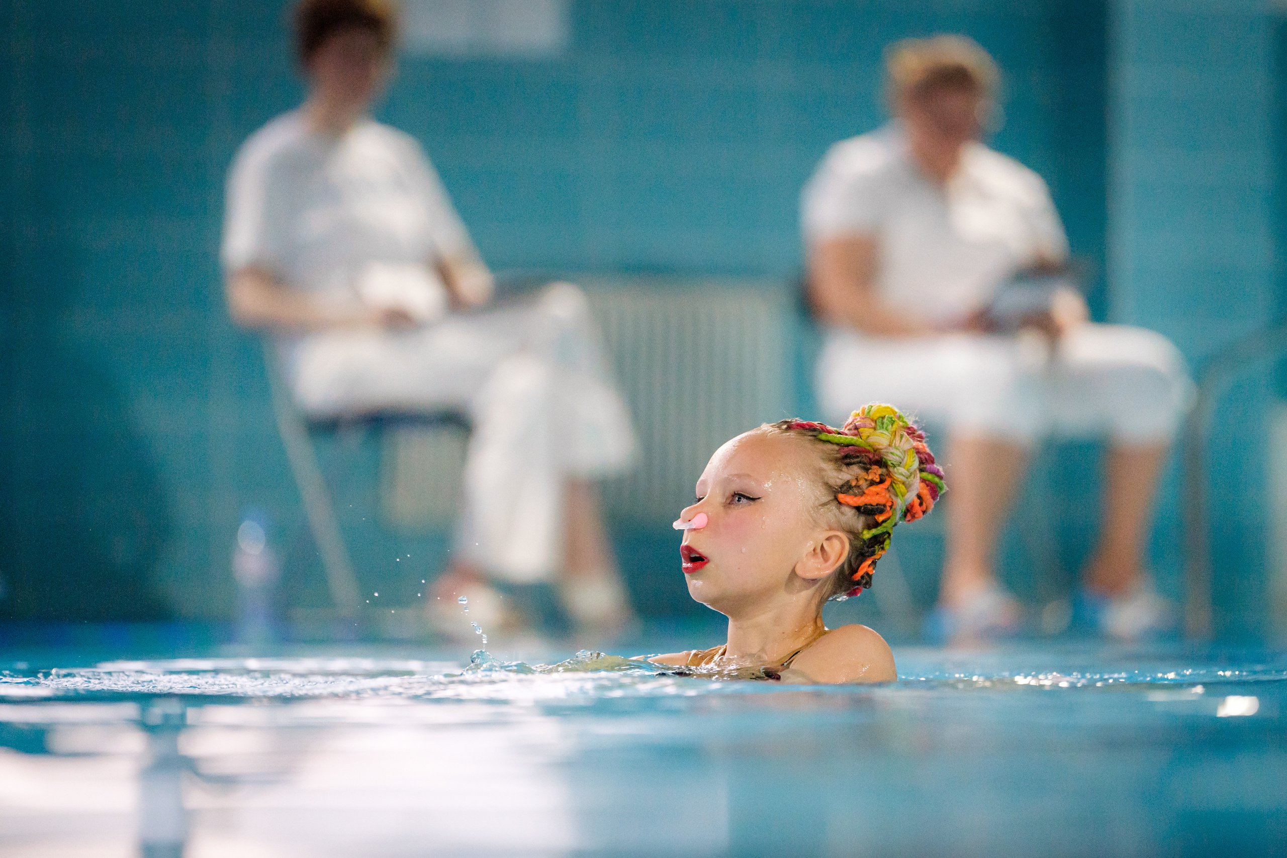 Фотосъемка турнира по синхронному плаванию Pool School. Спортивный и репортажный фотограф Иван Счетчиков