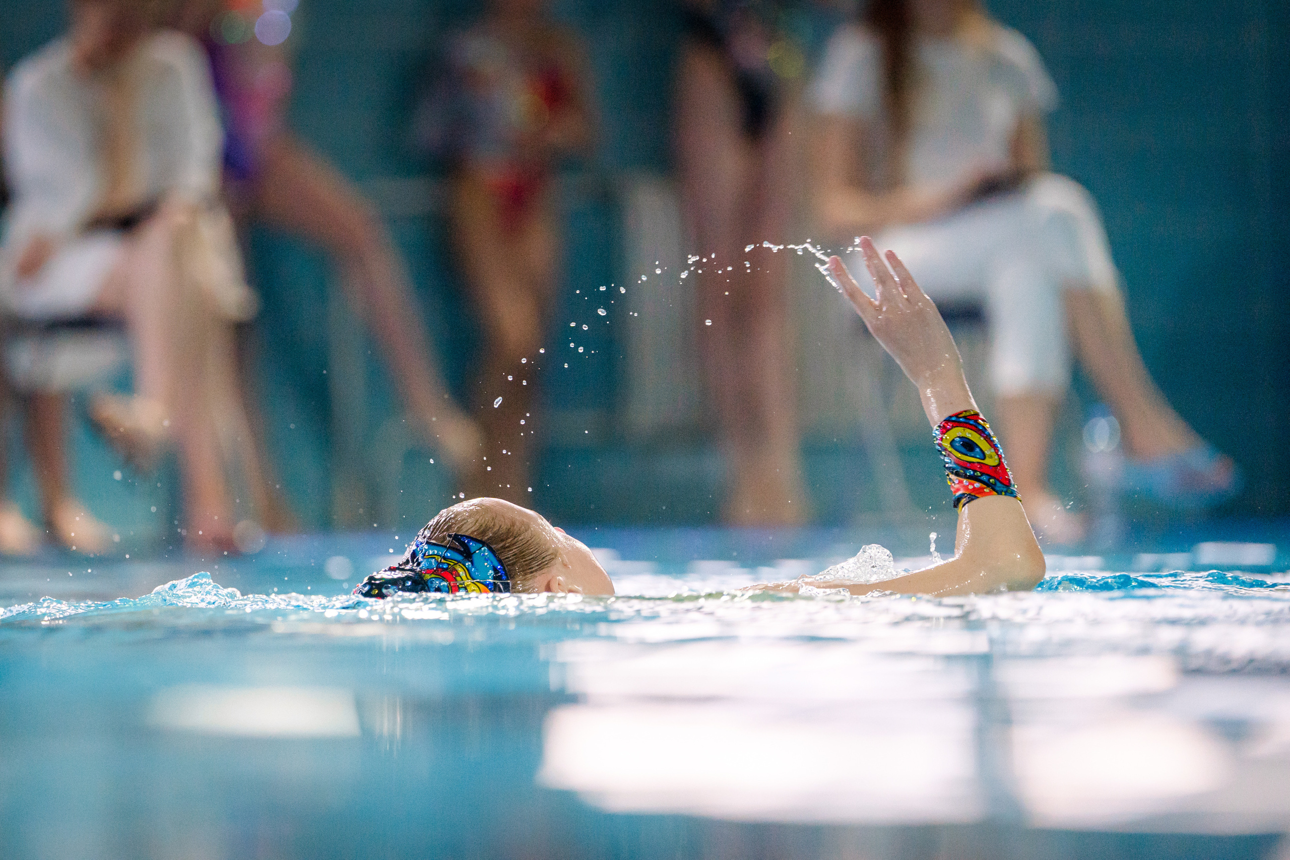 Фотосъемка турнира по синхронному плаванию Pool School. Спортивный и репортажный фотограф Иван Счетчиков
