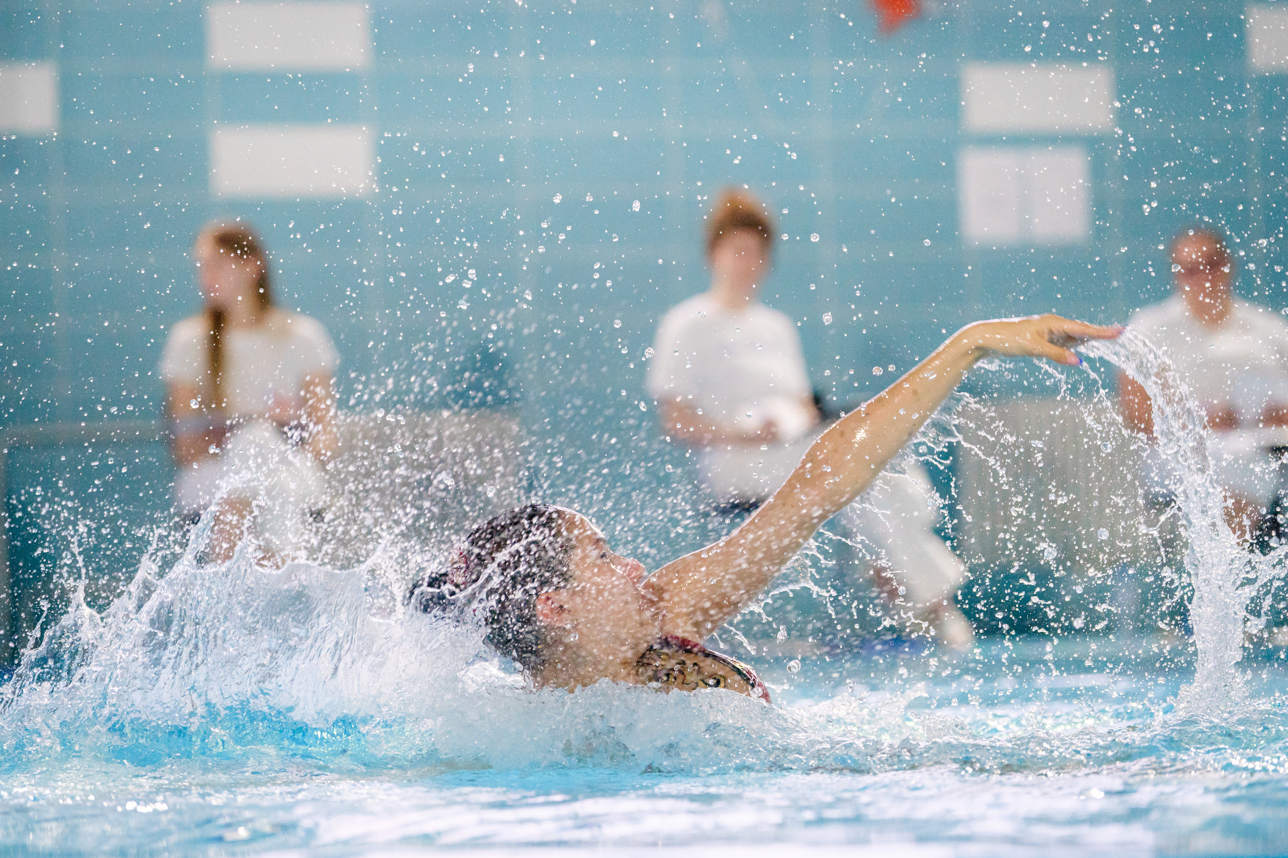 Фотосъемка турнира по синхронному плаванию Pool School. Спортивный и репортажный фотограф Иван Счетчиков