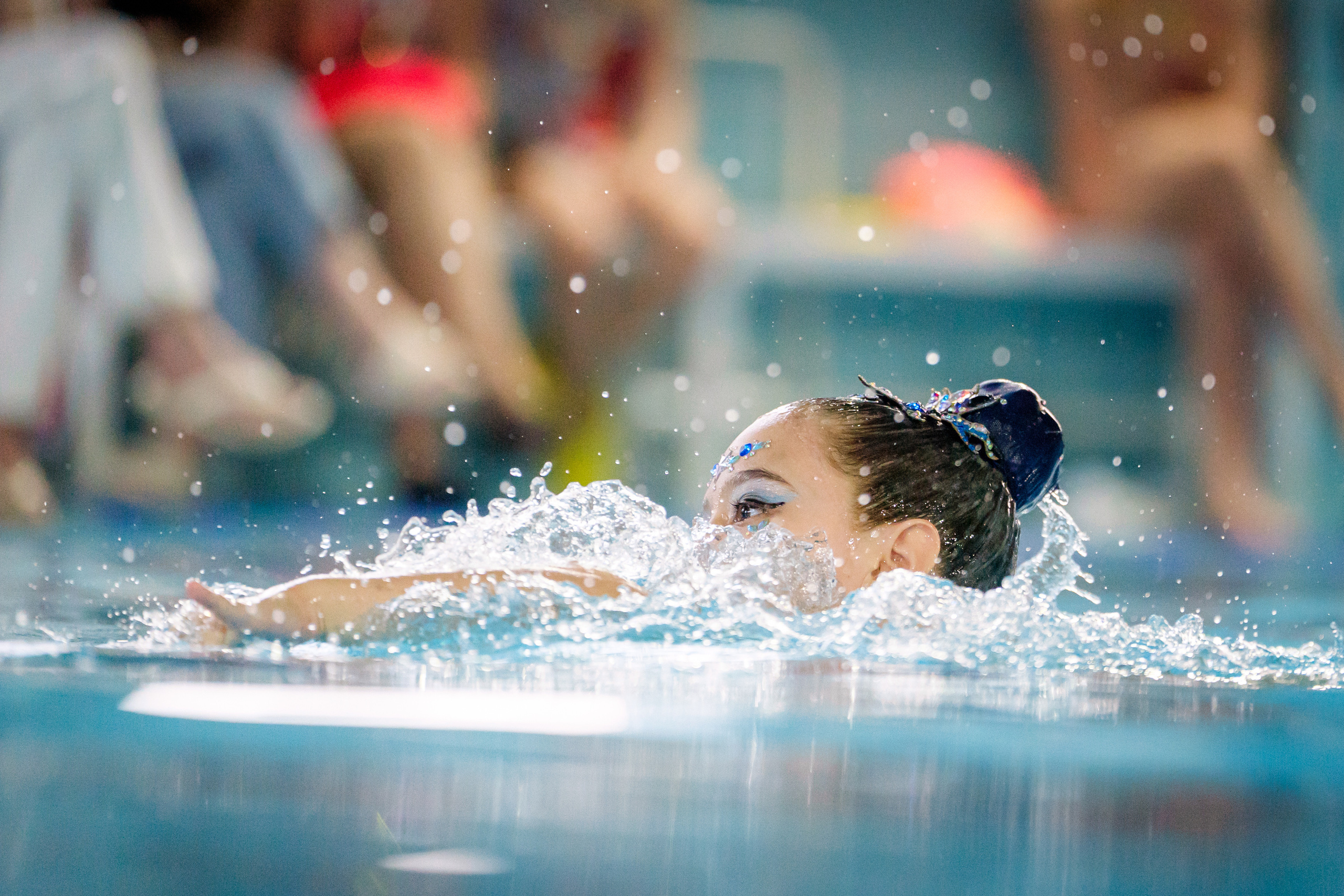 Фотосъемка турнира по синхронному плаванию Pool School. Спортивный и репортажный фотограф Иван Счетчиков