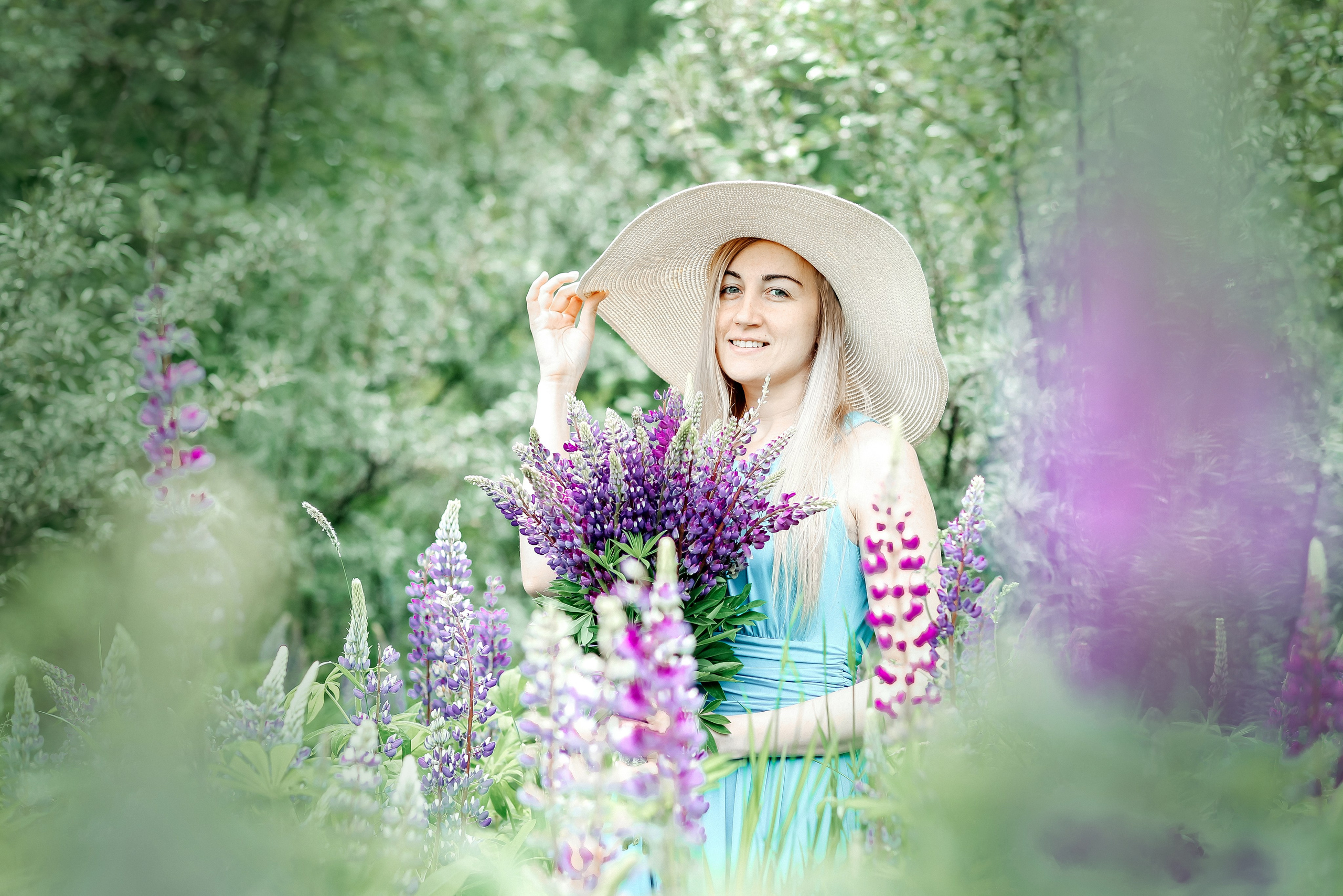 Люпины 2024. Свадебный и семейный фотограф в Рязани Анастасия