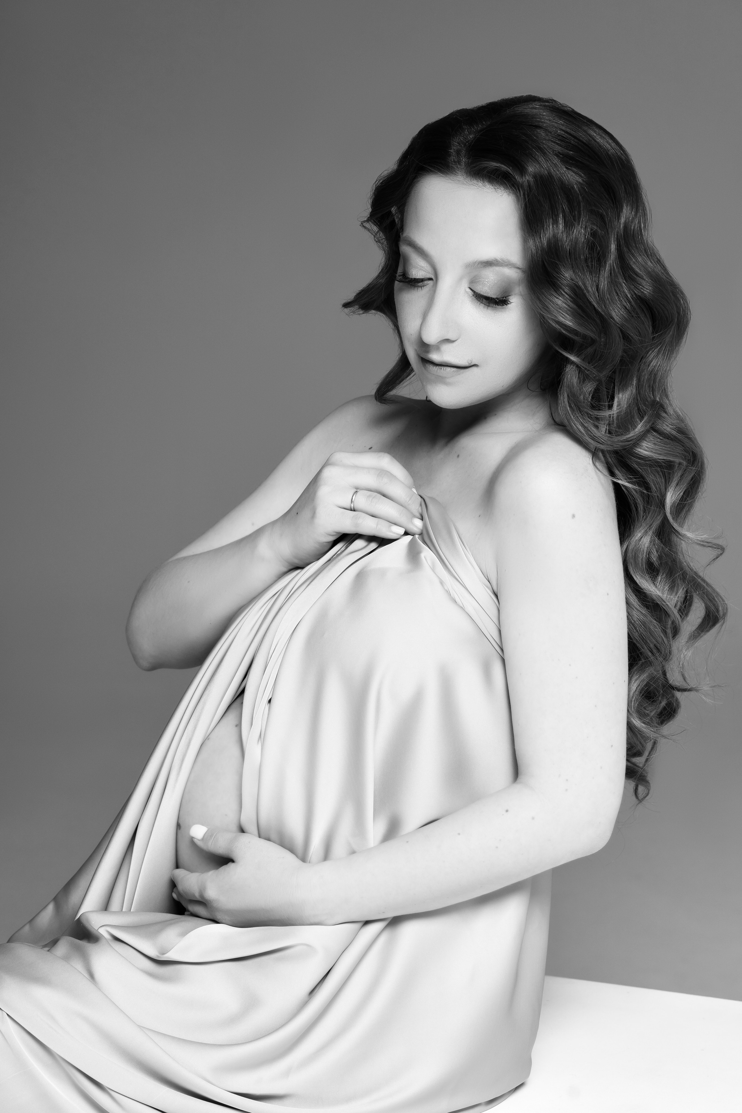 Фотосессия беременности в стиле «Минимализм». Виктория Беник