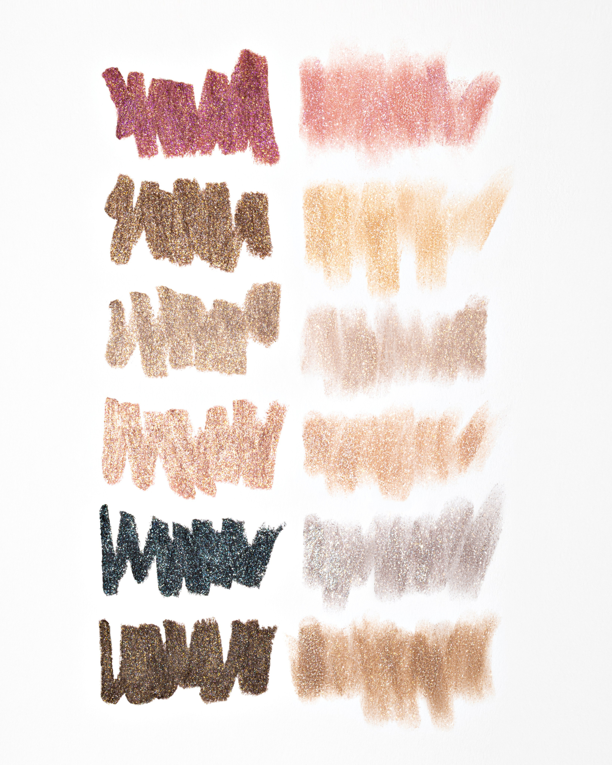 About Face shimmer sticks eye shadow. Retouching, photo editing, portfolio retoucher