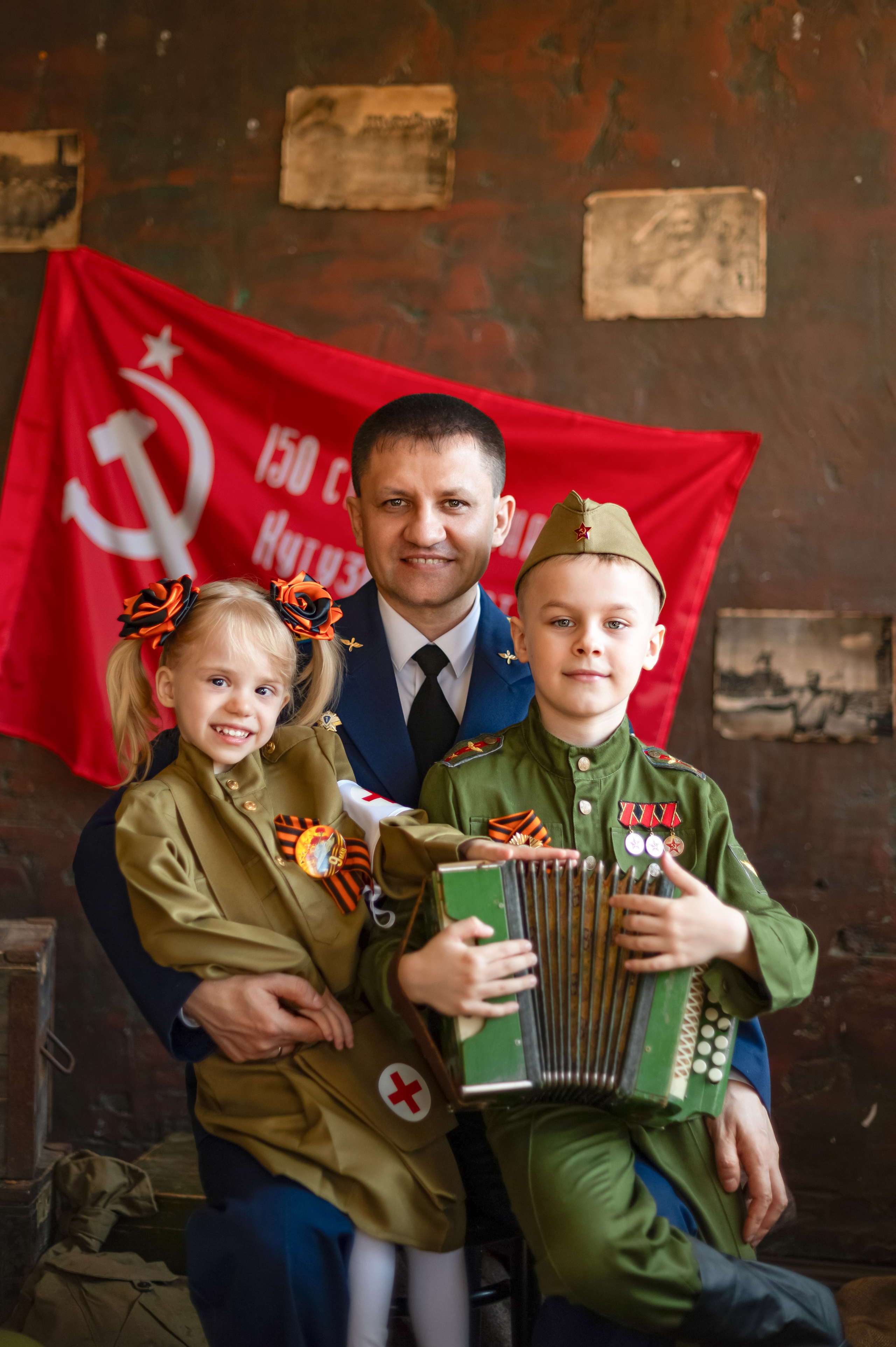Фотопроет «День победы». Детский и семейный фотограф г. Москва Оксана Катаджи