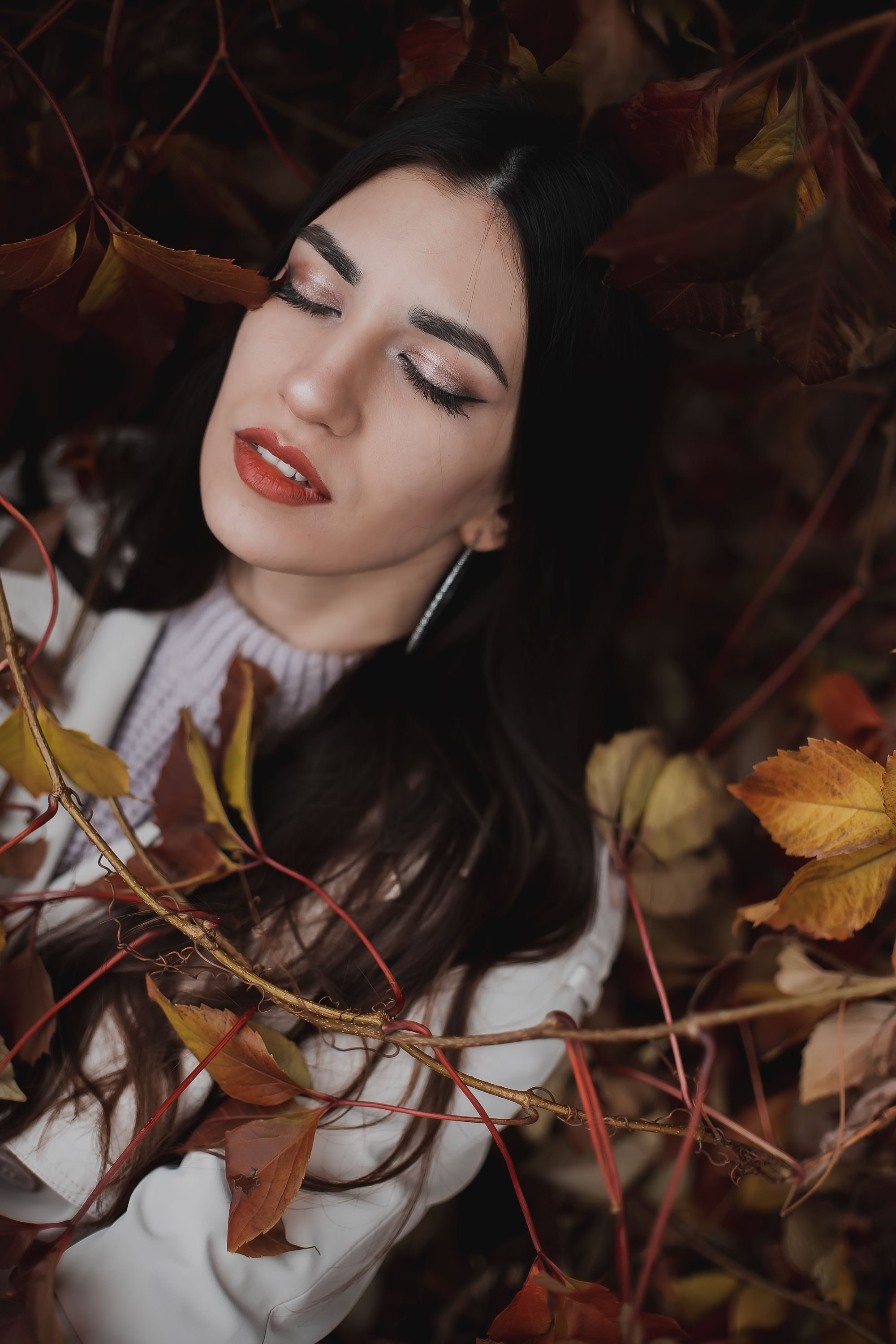 Осеняя фотосессия в Ботаническом саду им. Цицина. Семейный, индивидуальный фотограф в Москве Ангели Марина