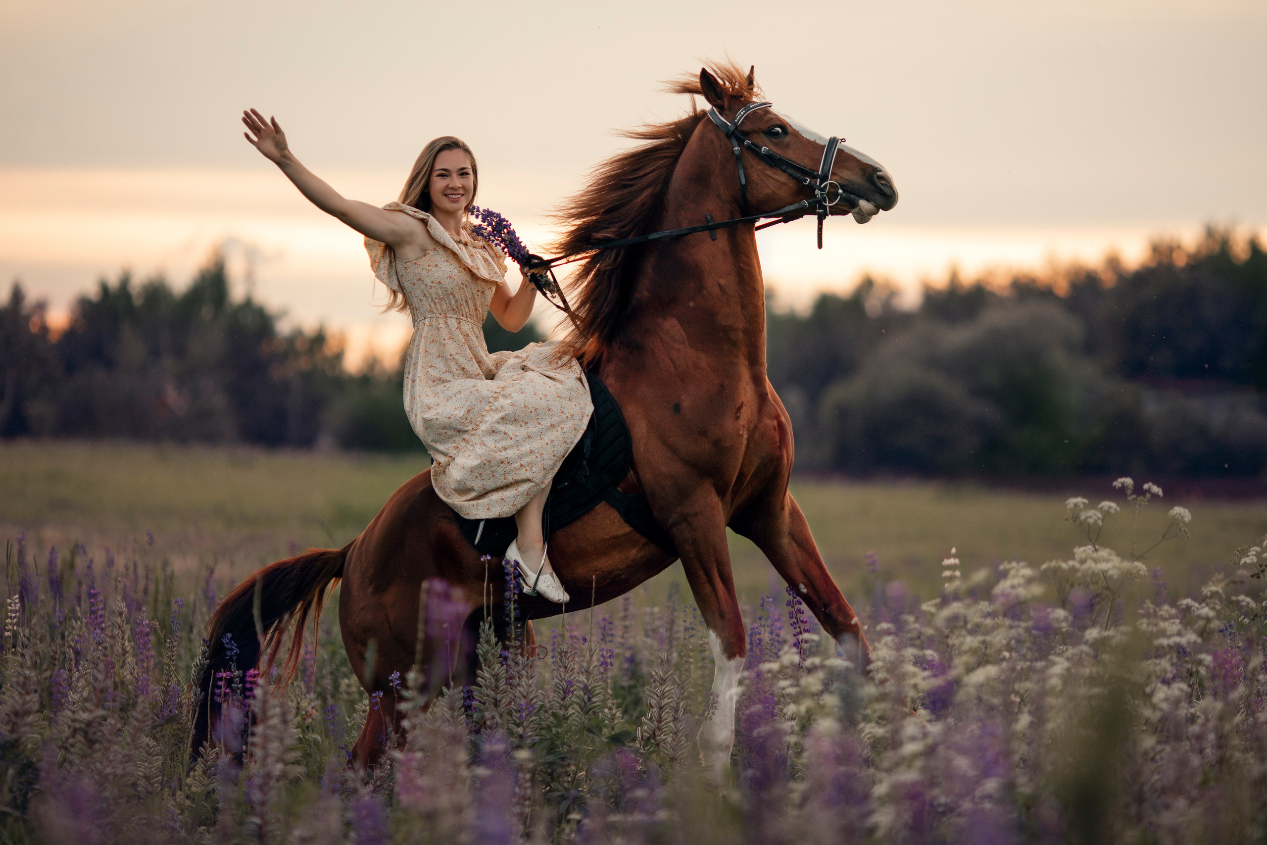 Съемки с лошадьми. Семейный фотограф Москва и область Дербунова Елена
