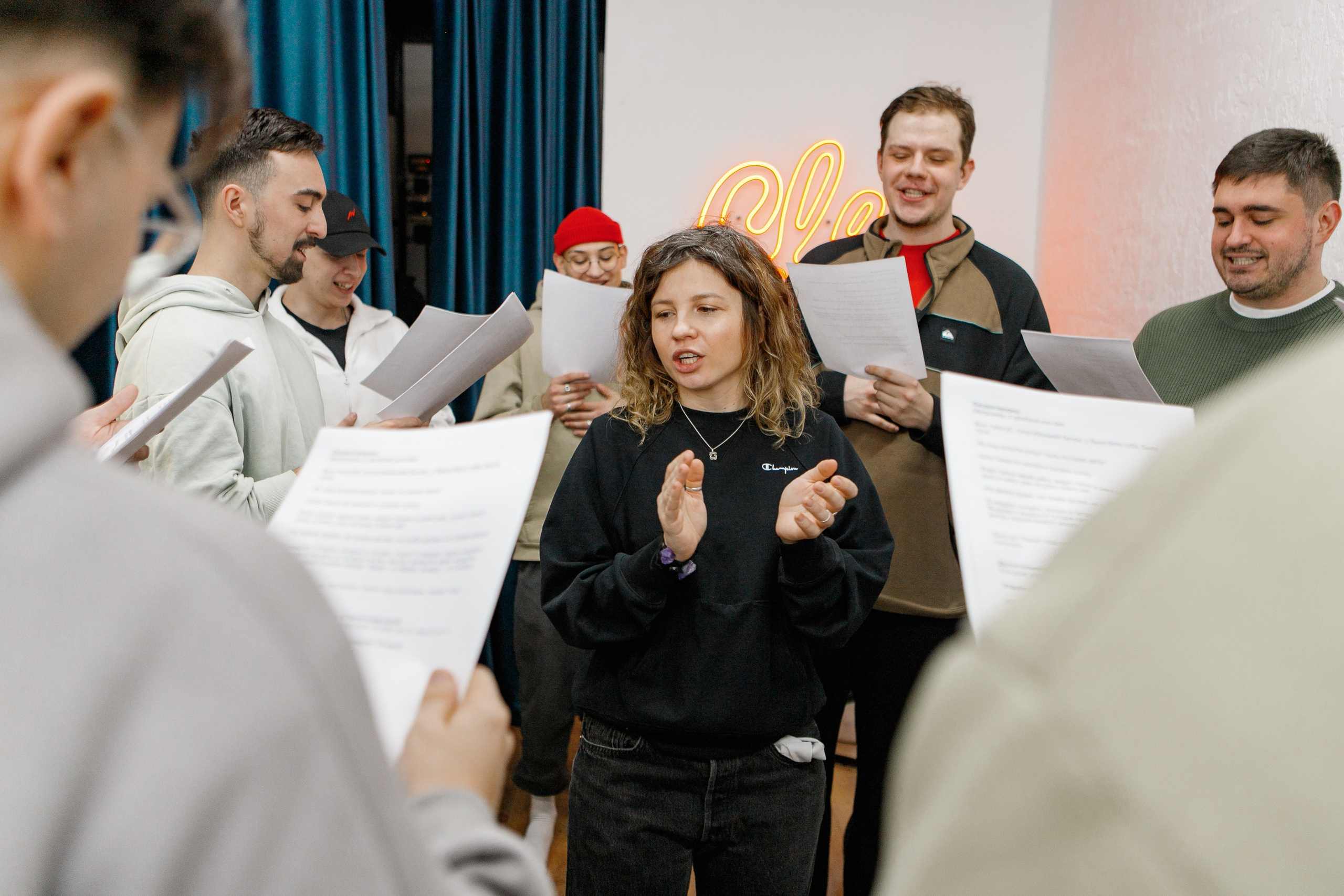 Мастер-класс по вокалу. Фотограф Анастасия Кулешова