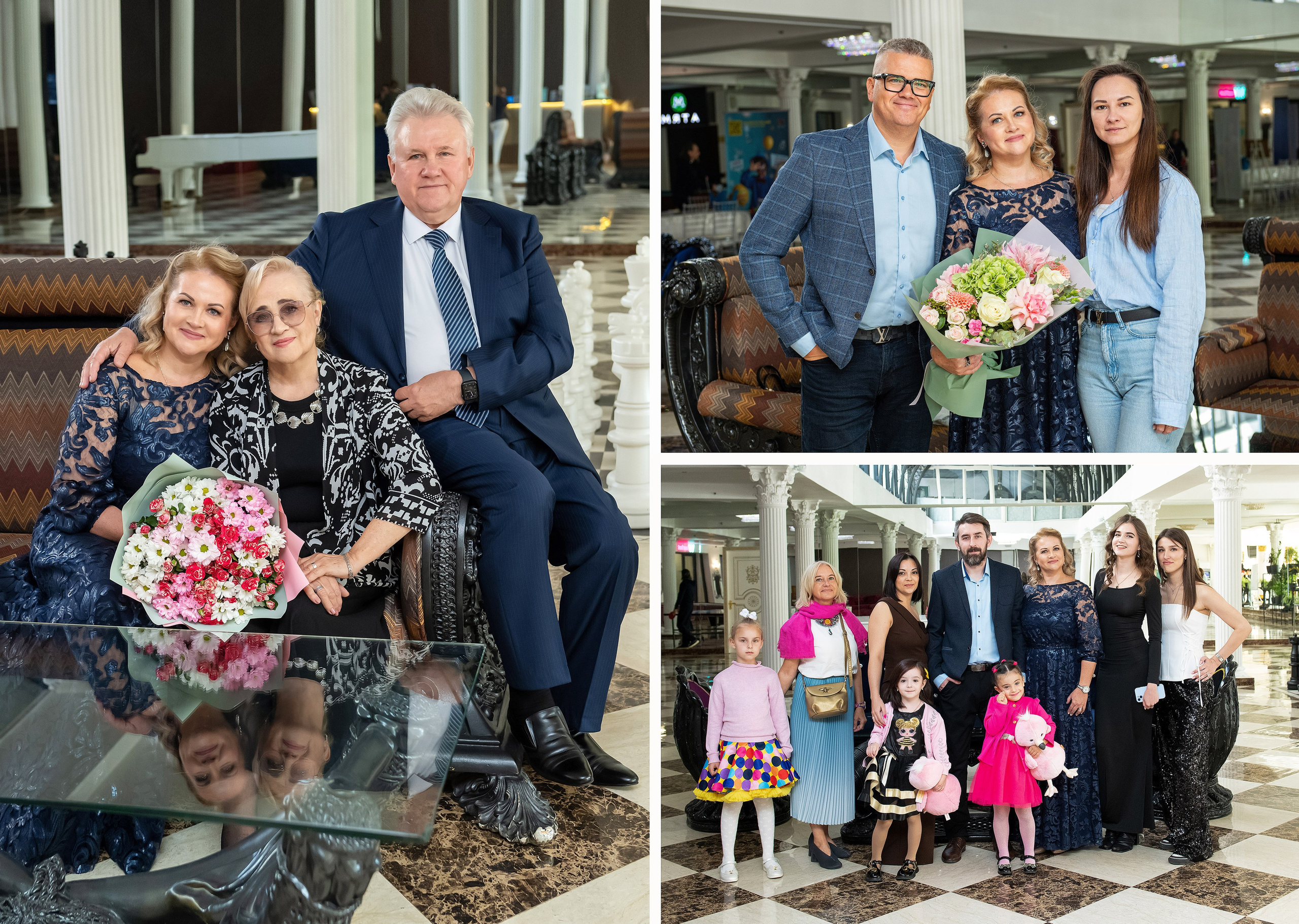 Альбом Юбилей Елены, 21×30см. 5разв, 10страниц, листы гибкие, плотные. Свадебный и портретный фотограф в Москве Галина Борисова