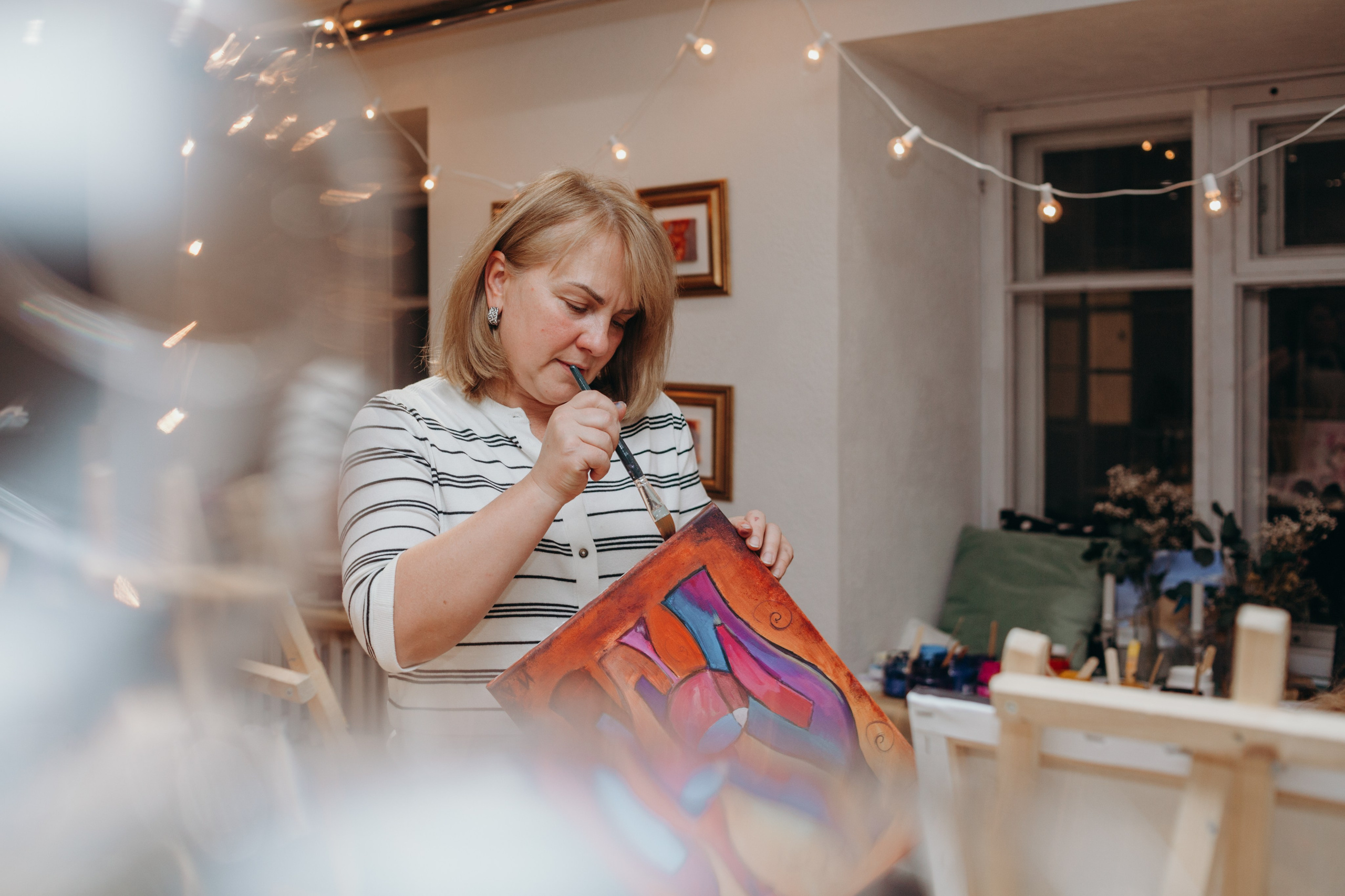 Мастер-класс по живописи. Семейный фотограф во Всеволожске и Санкт-Петербурге Юлия Капустина