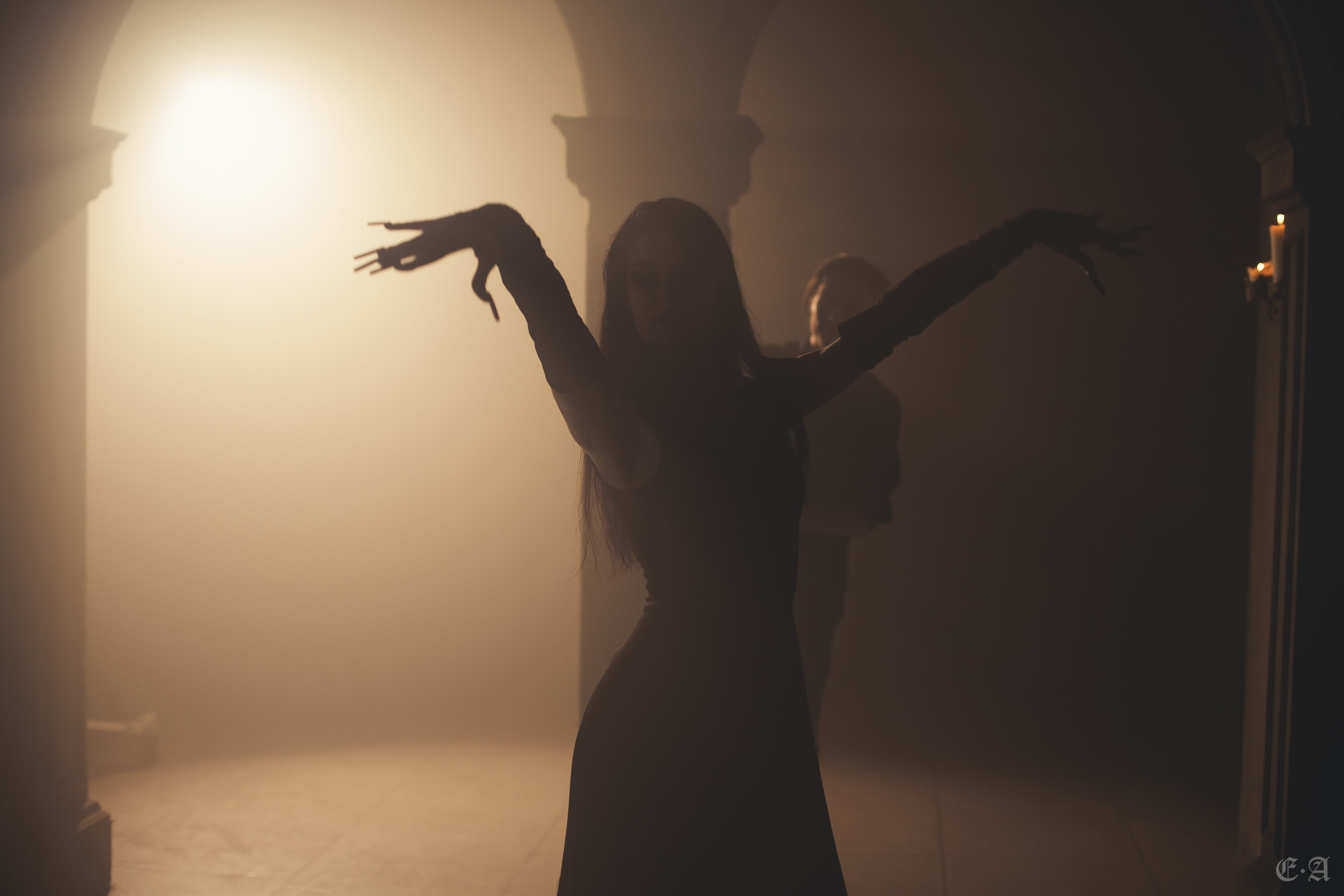 Съемки клипа «Клок тумана». Фотограф Ellairen