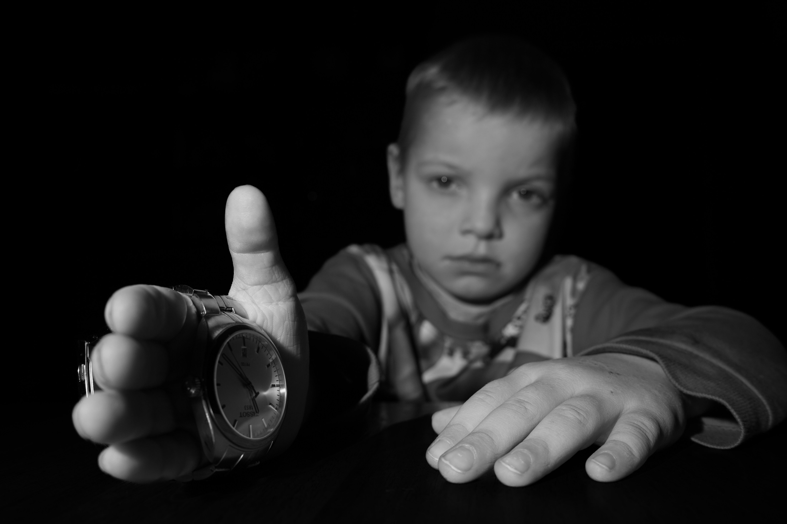 Пробы в ЧБ. Фотограф Олег Колногоров