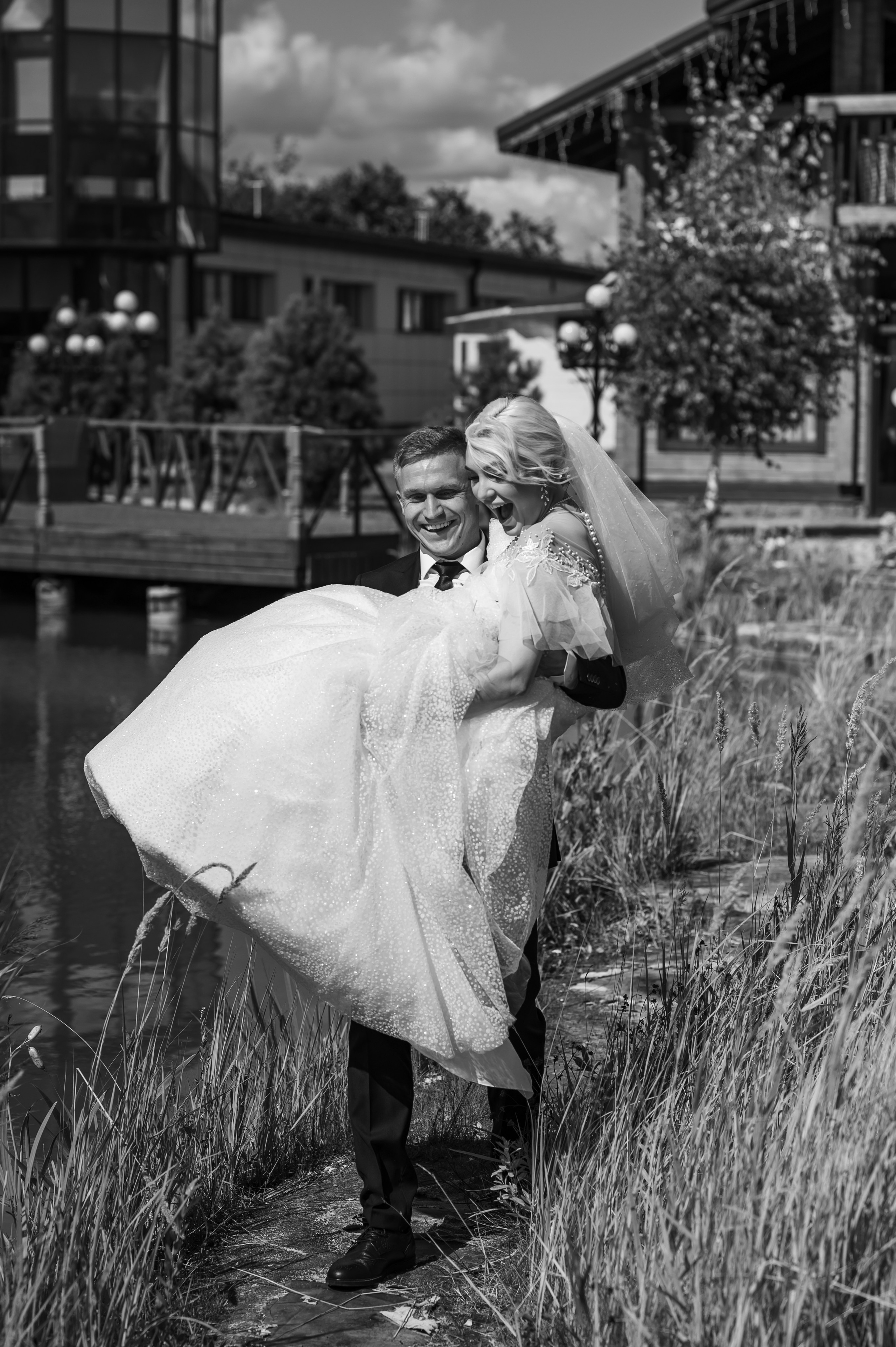 Свадебная фотосессия гостиничный комплекс Бережки Холл. Свадебный фотограф Москва Юрий Кульман