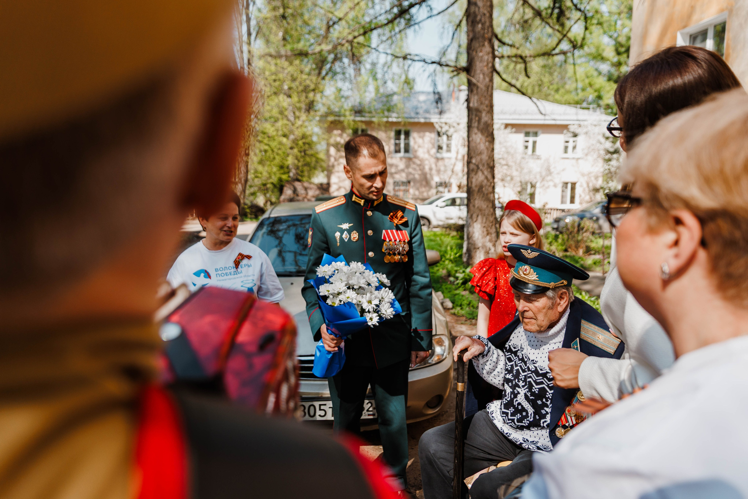 ПОЗДРАВЛЕНИЕ ВЕТЕРАНОВ ВЕЛИКОЙ ОТЕЧЕСТВЕННОЙ ВОЙНЫ. РЕПОРТАЖНЫЙ ФОТОГРАФ НИЖНИЙ НОВГОРОД Игнатьева Виктория