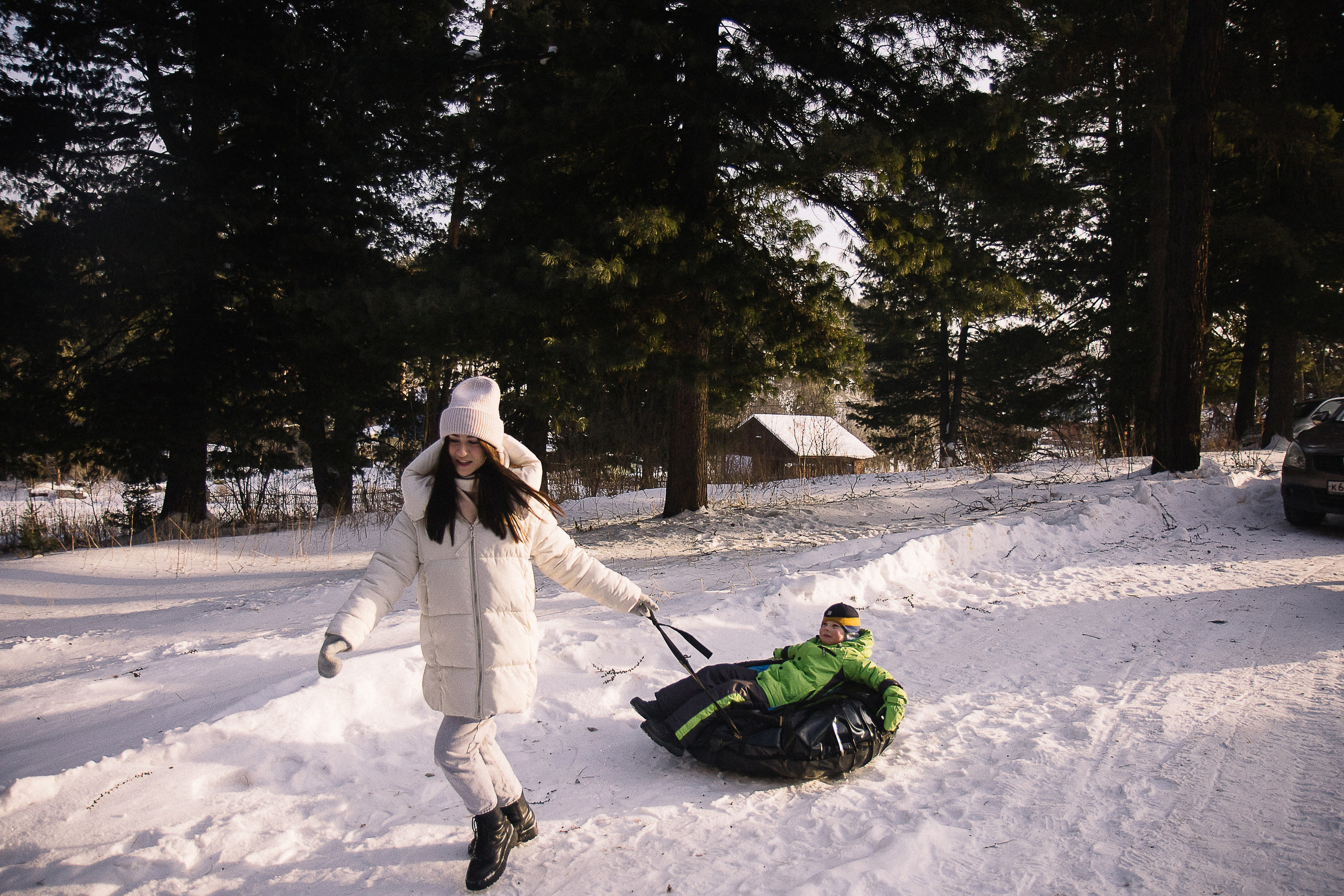 Семейная прогулочная фотосессия. Семейный фотограф в Томске Максимова Екатерина