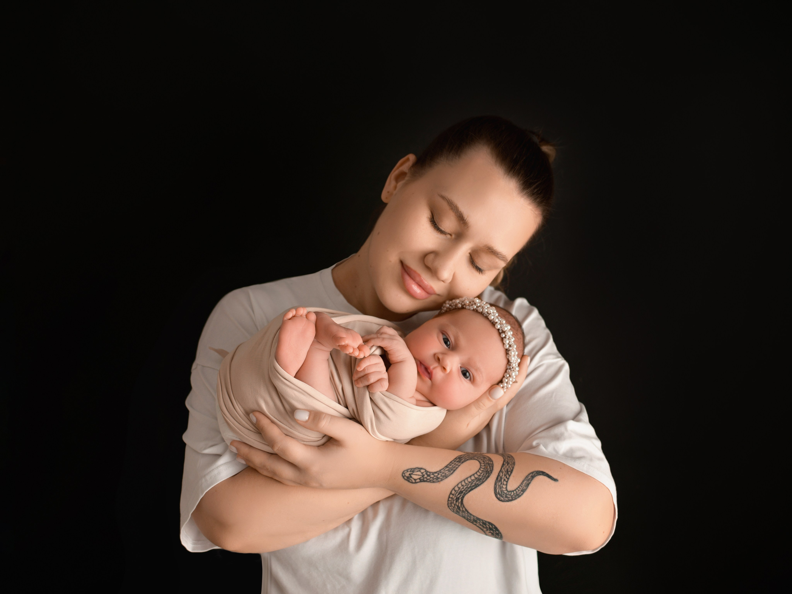 Арья 3 недели. Фотограф новорожденных Краснодар Малышенко Надежда