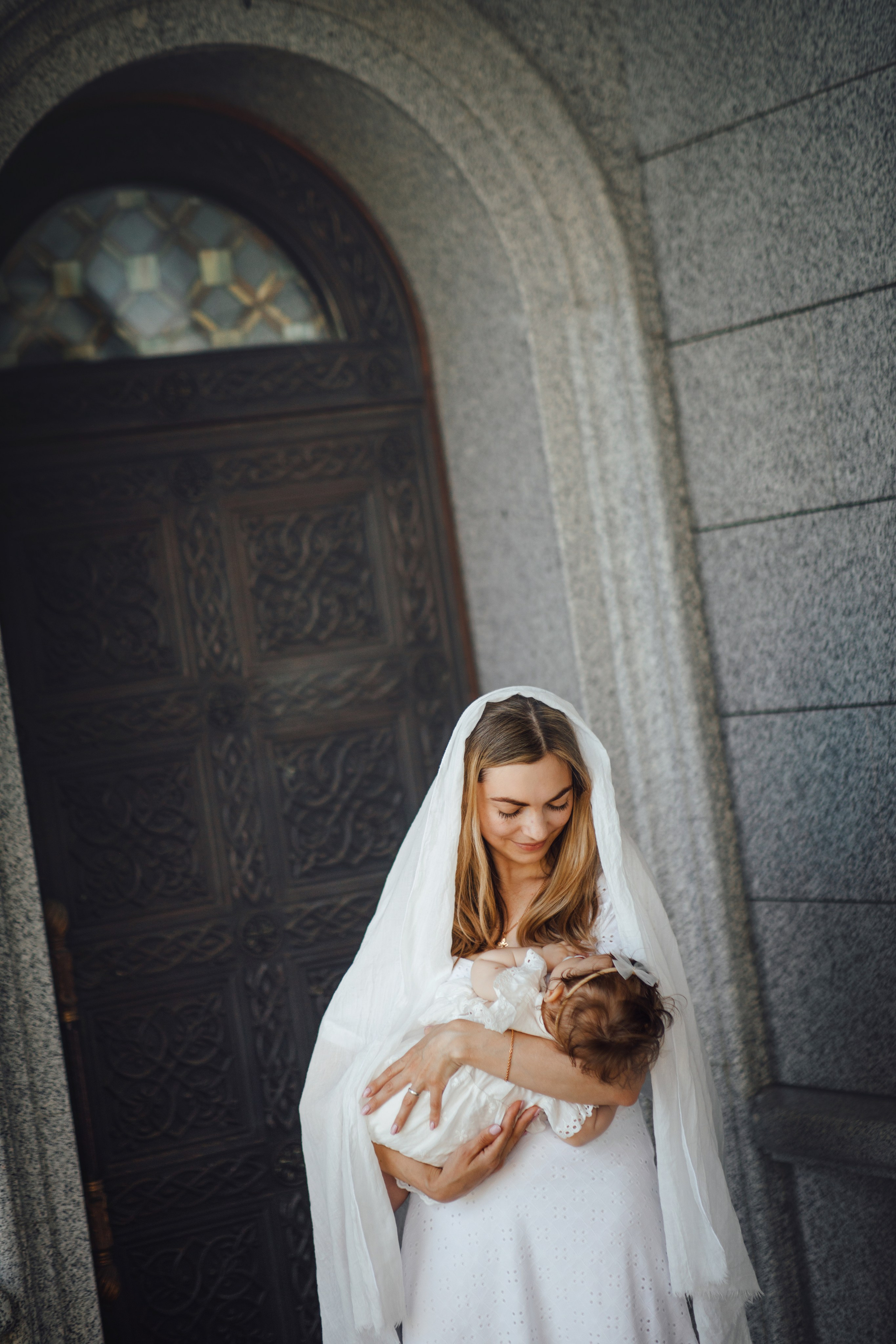 Крещение Аделины, храм Святой Троицы, июль 2024