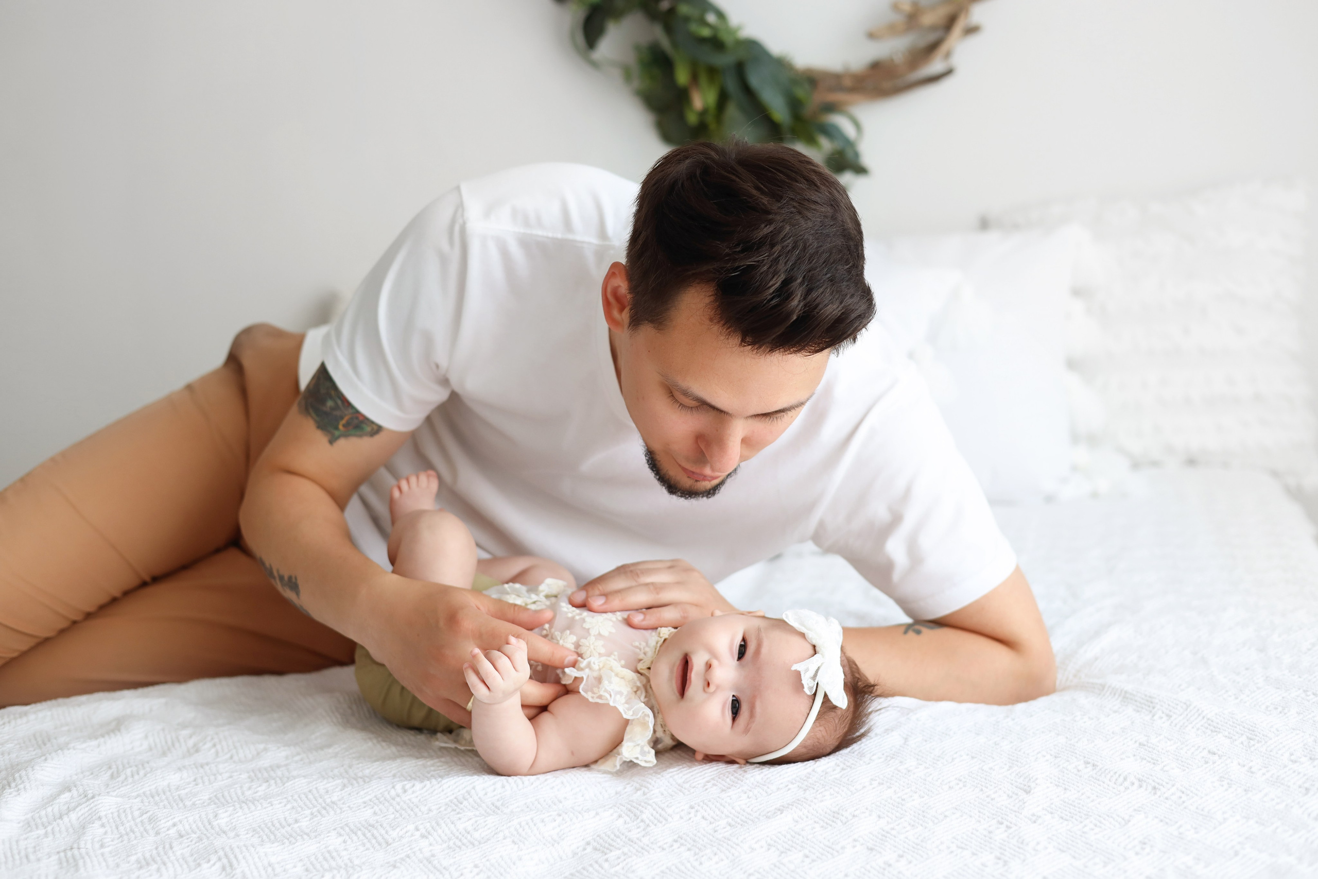 Фотосессия Василисы в студии в Бутово. Фотограф новорожденных Москва. Ньюборн фотограф Москва