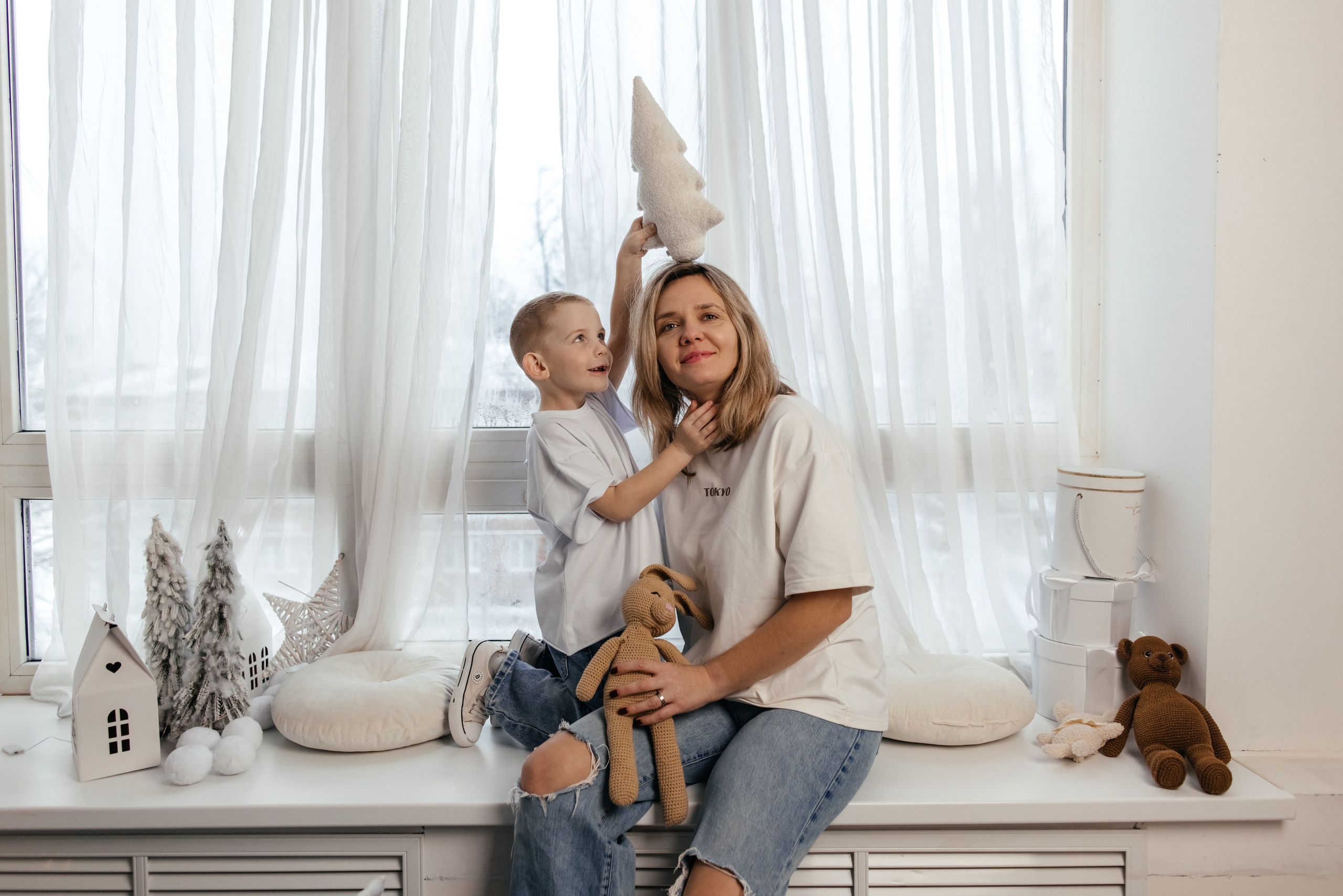 Мария, Антон, Мирон и Элина. Фотограф в Шатуре Оксана Осьмакова