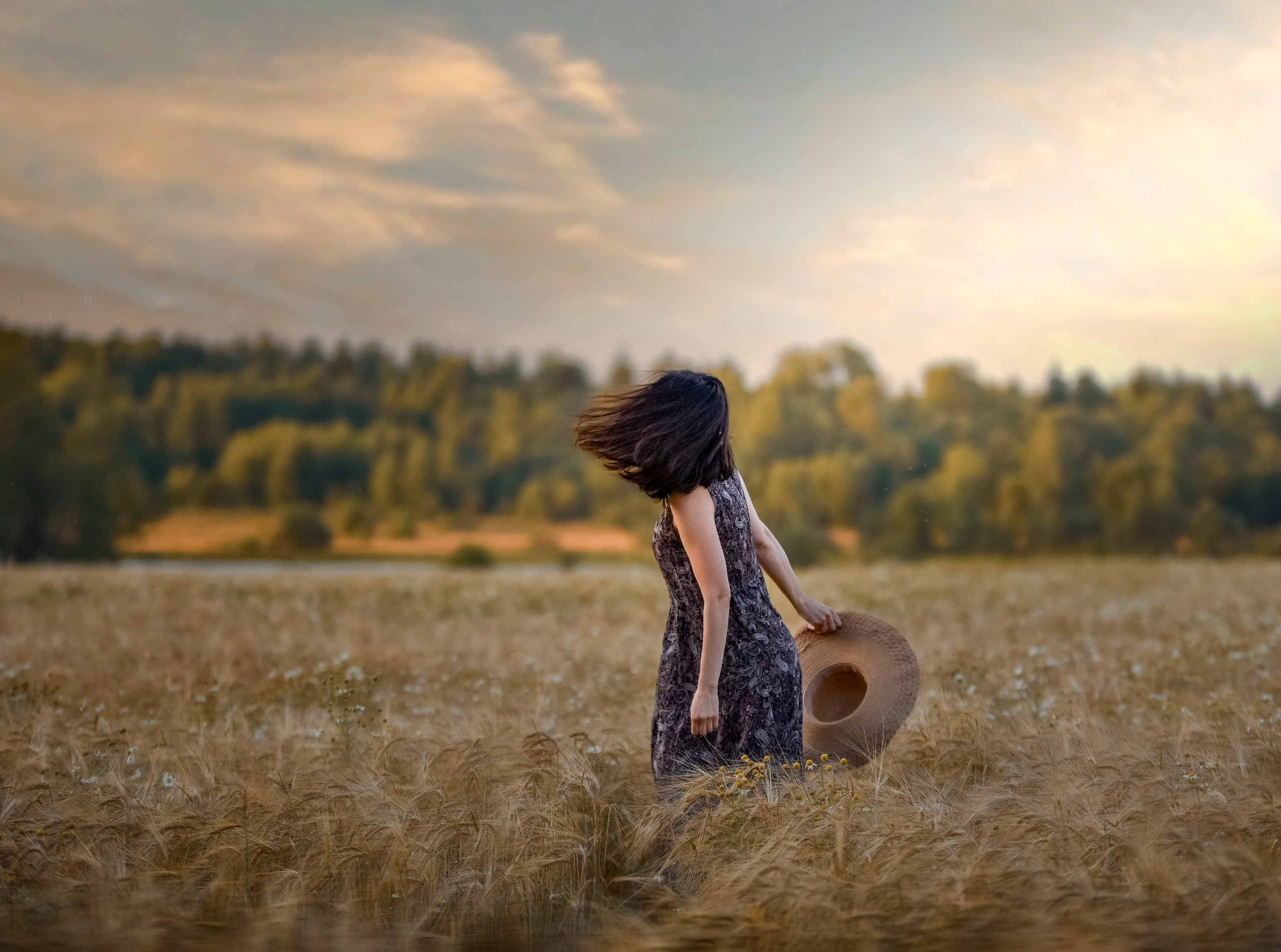 Фотопрогулка, съемка на природе, фотосессия, поле