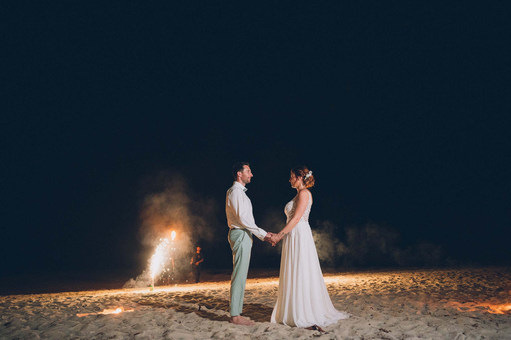 Fire Dancers Wedding Thailand
