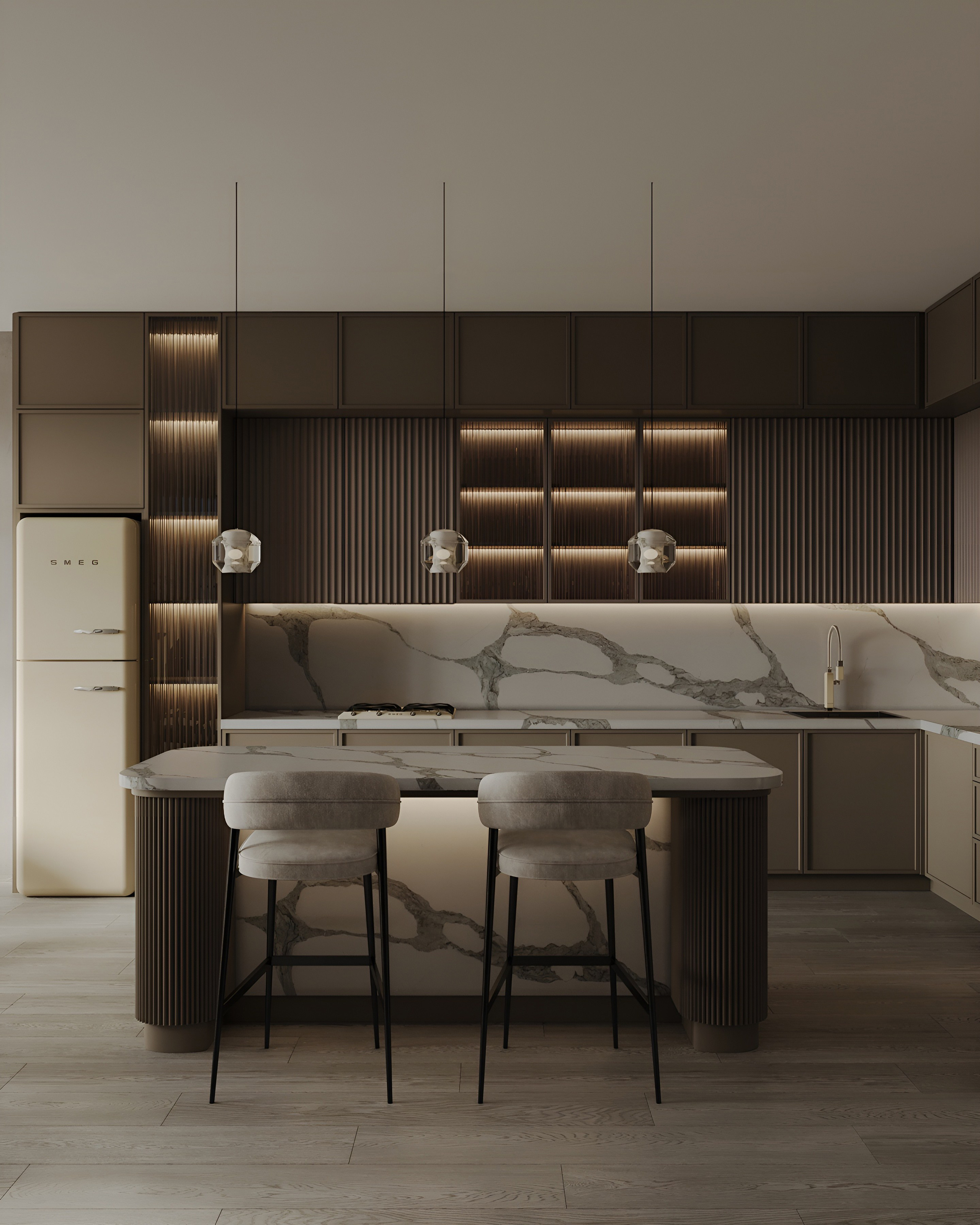 Квартира ЖК Возрождение. 3D Визуализация интерьеров жилых и коммерческих помещений