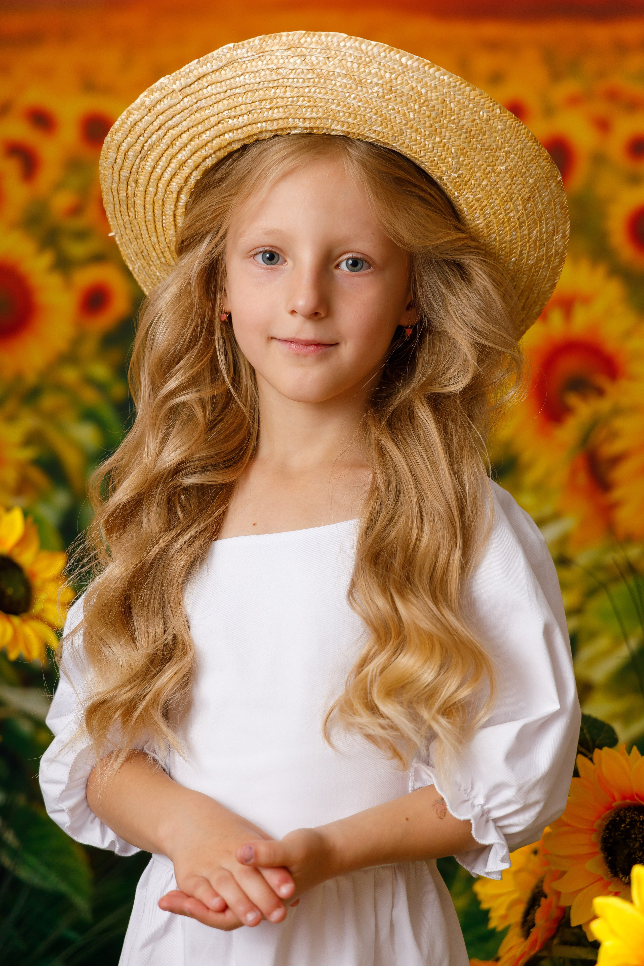 Подсолнухи. Детская фотостудия Москва