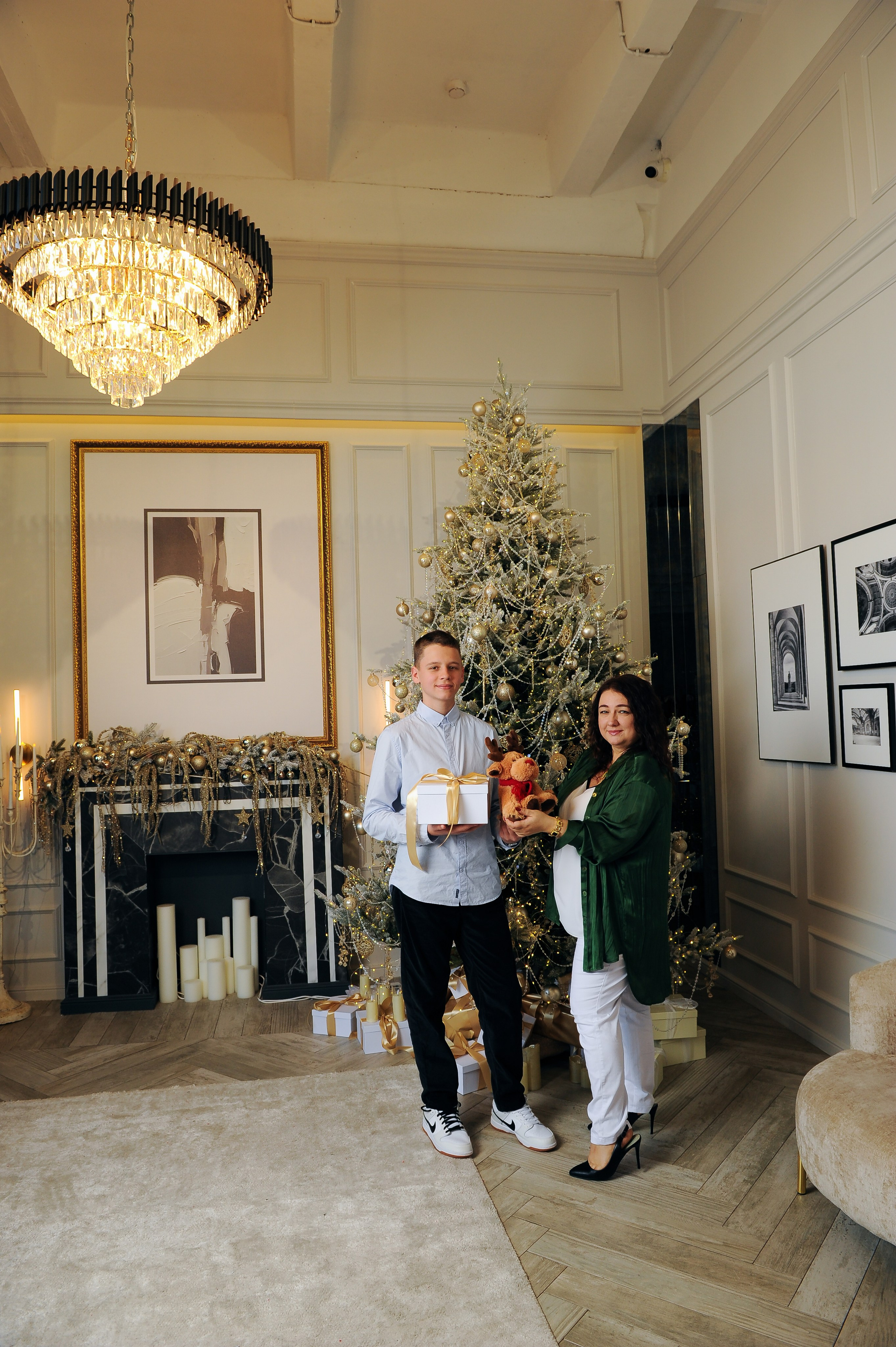 Школьная новогодняя фотосессия. Фотограф, визажист. Москва